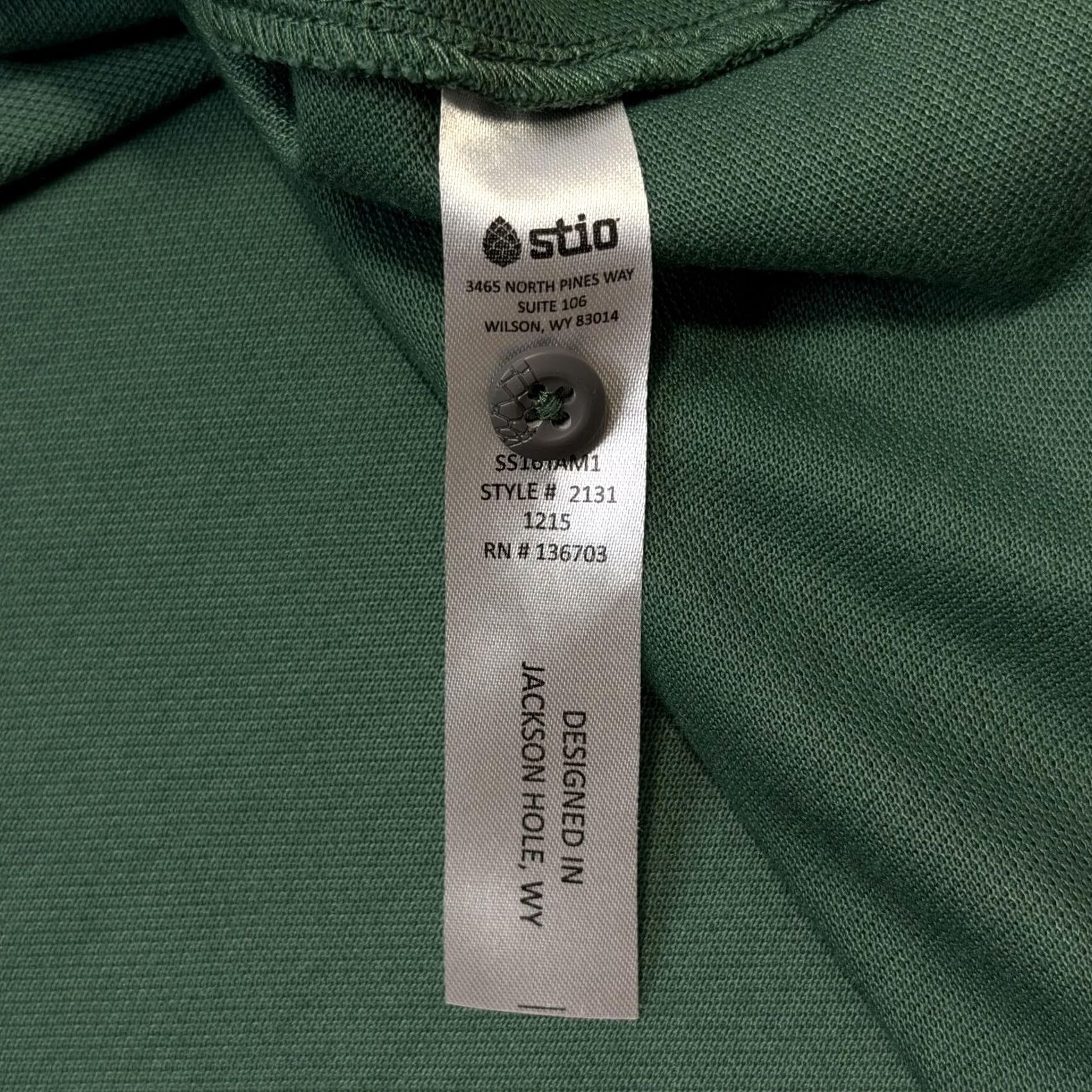 Vintage Stio Polo Shirt Mens XL Green Performance DriRelease Golf Hiking Tagless Size US XL / EU 56 / 4 - 7 Thumbnail