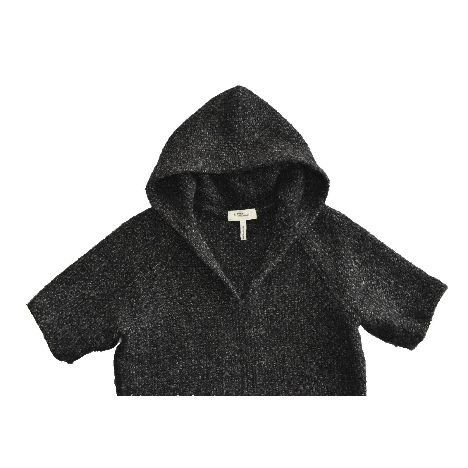 Isabel Marant ISABEL MARANT Etoile Wool Short Sleeve Hoodie Sweater Size 1 Size M / US 6-8 / IT 42-44 - 4 Thumbnail