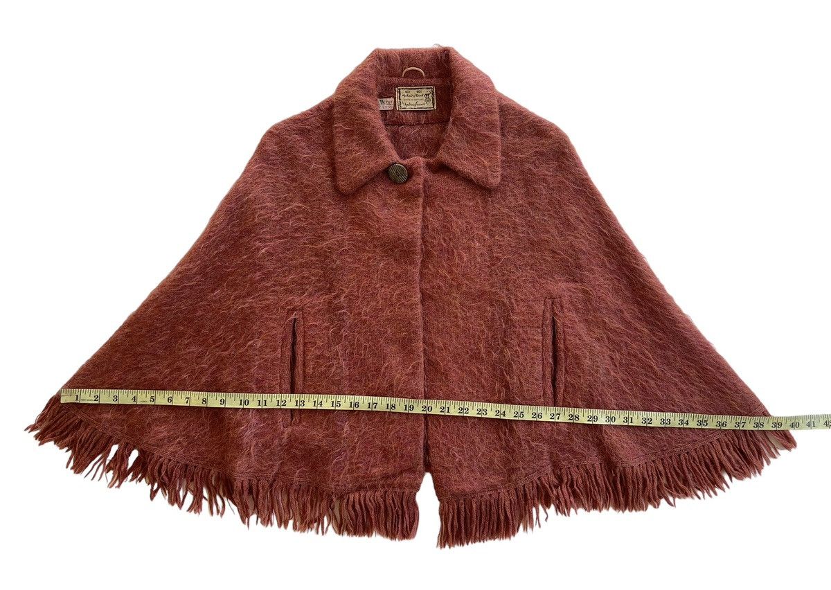 Vintage 1960s Andrew Stewart Fuzzy Mohair Poncho Size M / US 6-8 / IT 42-44 - 10 Thumbnail
