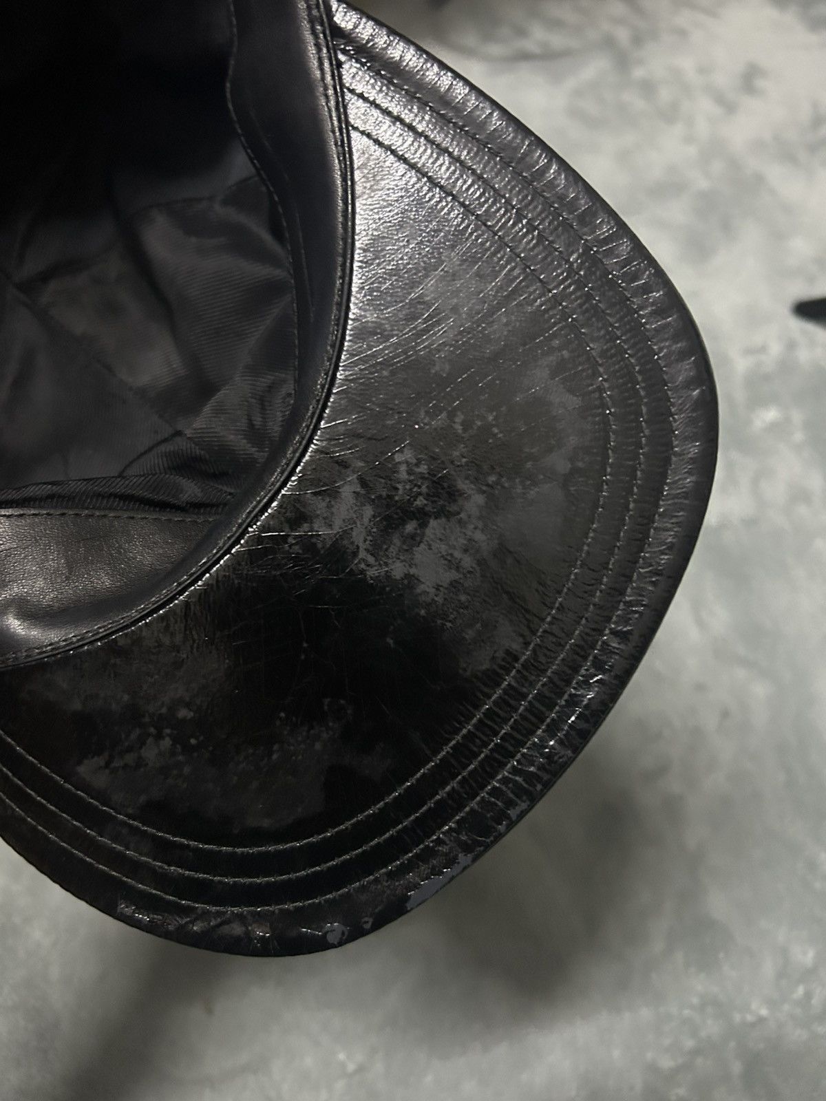 Prada Prada Leather Cap Size ONE SIZE - 12 Thumbnail
