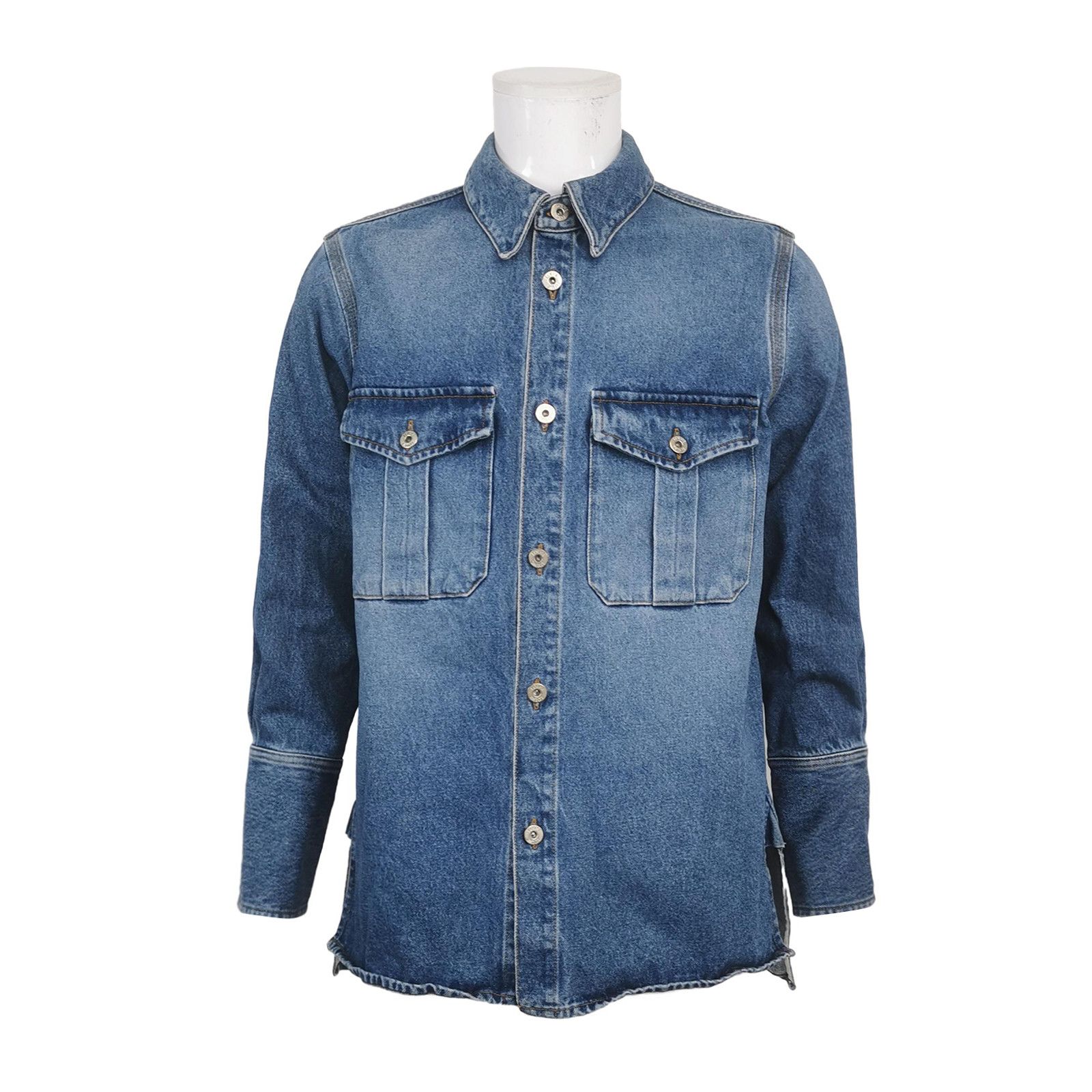 Loewe Loewe Denim Single-Breasted Jacket Size 46 Size US S / EU 44-46 / 1 - 1 Thumbnail