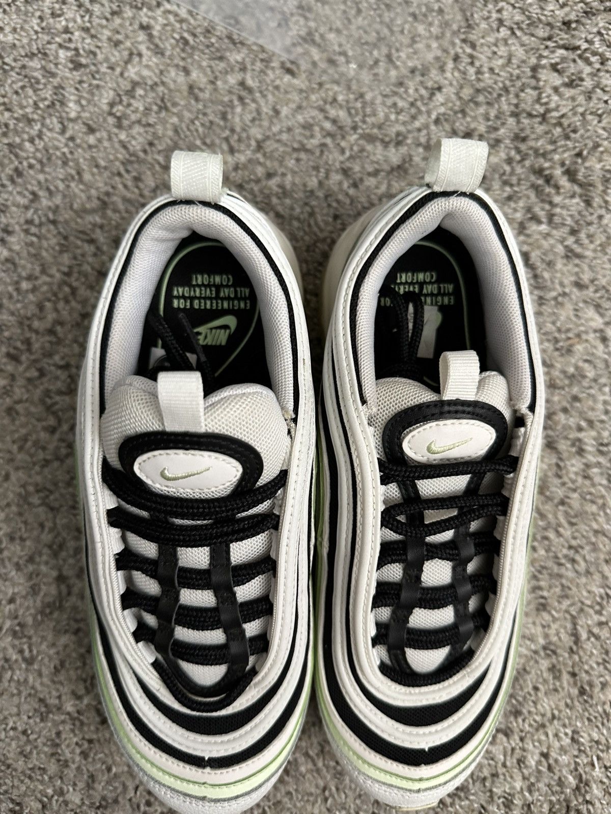 Nike Nike airmax 97 volt green black white neon / size 4.5 men Size US 5 / EU 37 - 5 Thumbnail