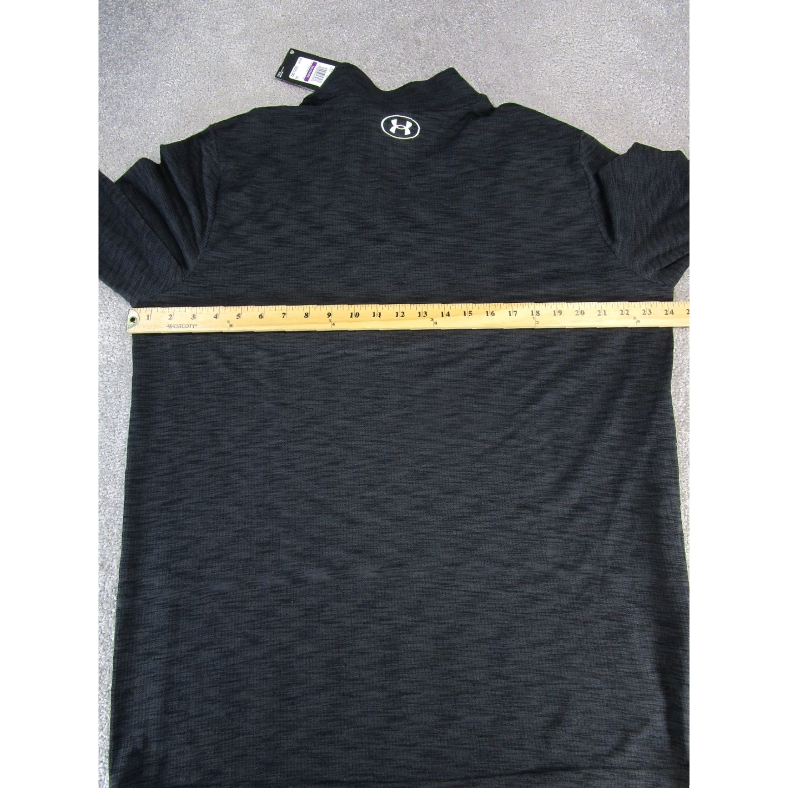 Under Armour Under Armour Sweater Mens XL Black Zip Mock Neck Sweatshirt Pullover Sports Golf Gym Running Mens 2XL Black Size US XXL / EU 58 / 5 - 6 Thumbnail