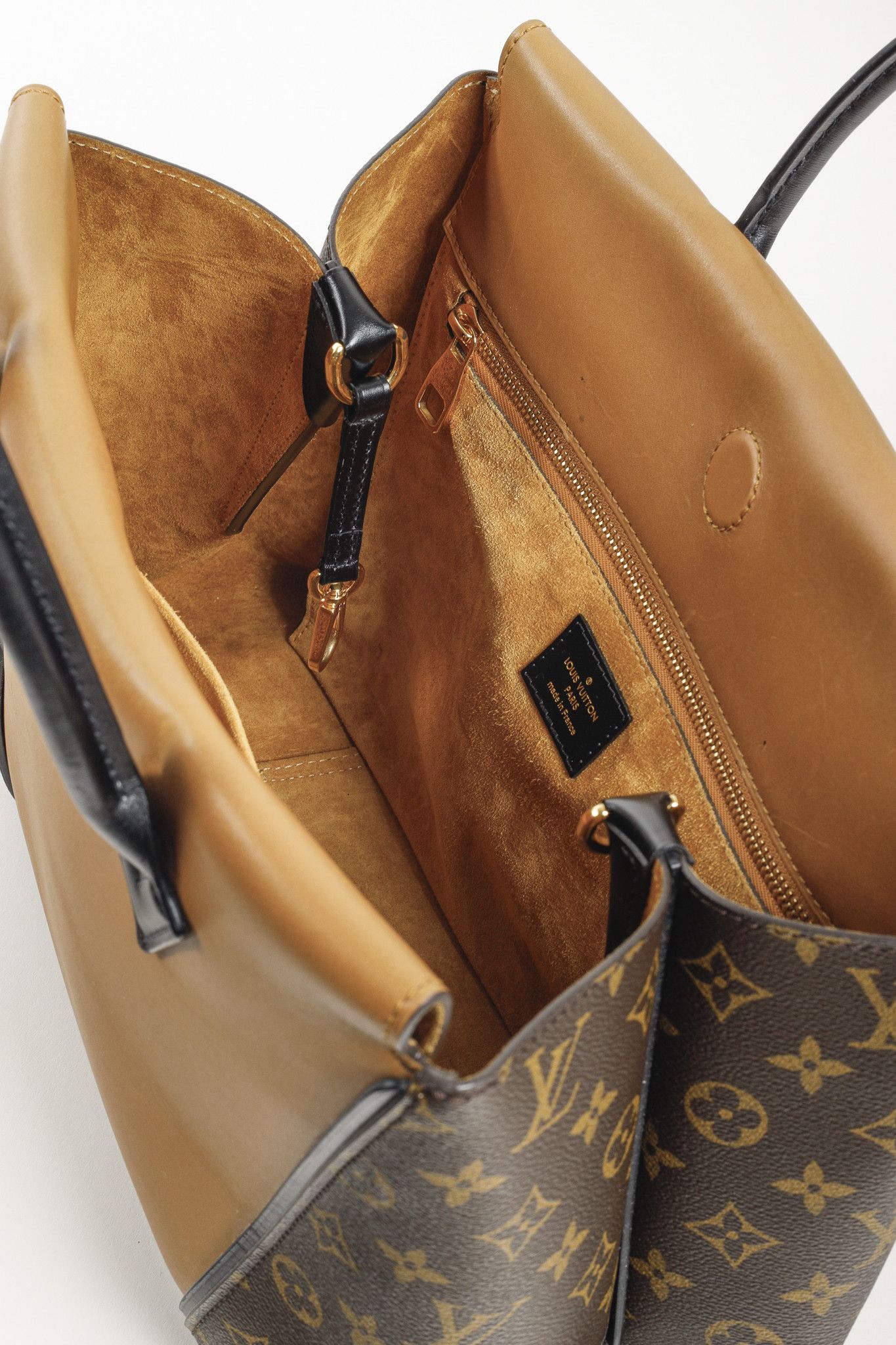 Louis Vuitton Louis Vuitton 2014 Tote W PM Brown Leather Monogram Size ONE SIZE - 12 Thumbnail