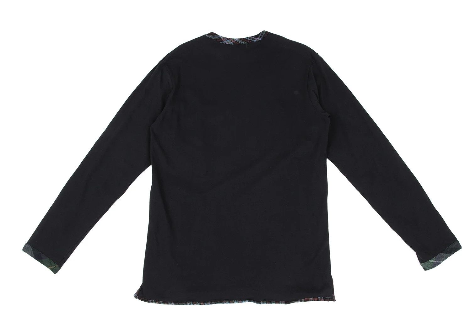 Yohji Yamamoto Yohji Yamamoto Cotton Check Trim T-Shirt Size US M / EU 48-50 / 2 - 8 Thumbnail
