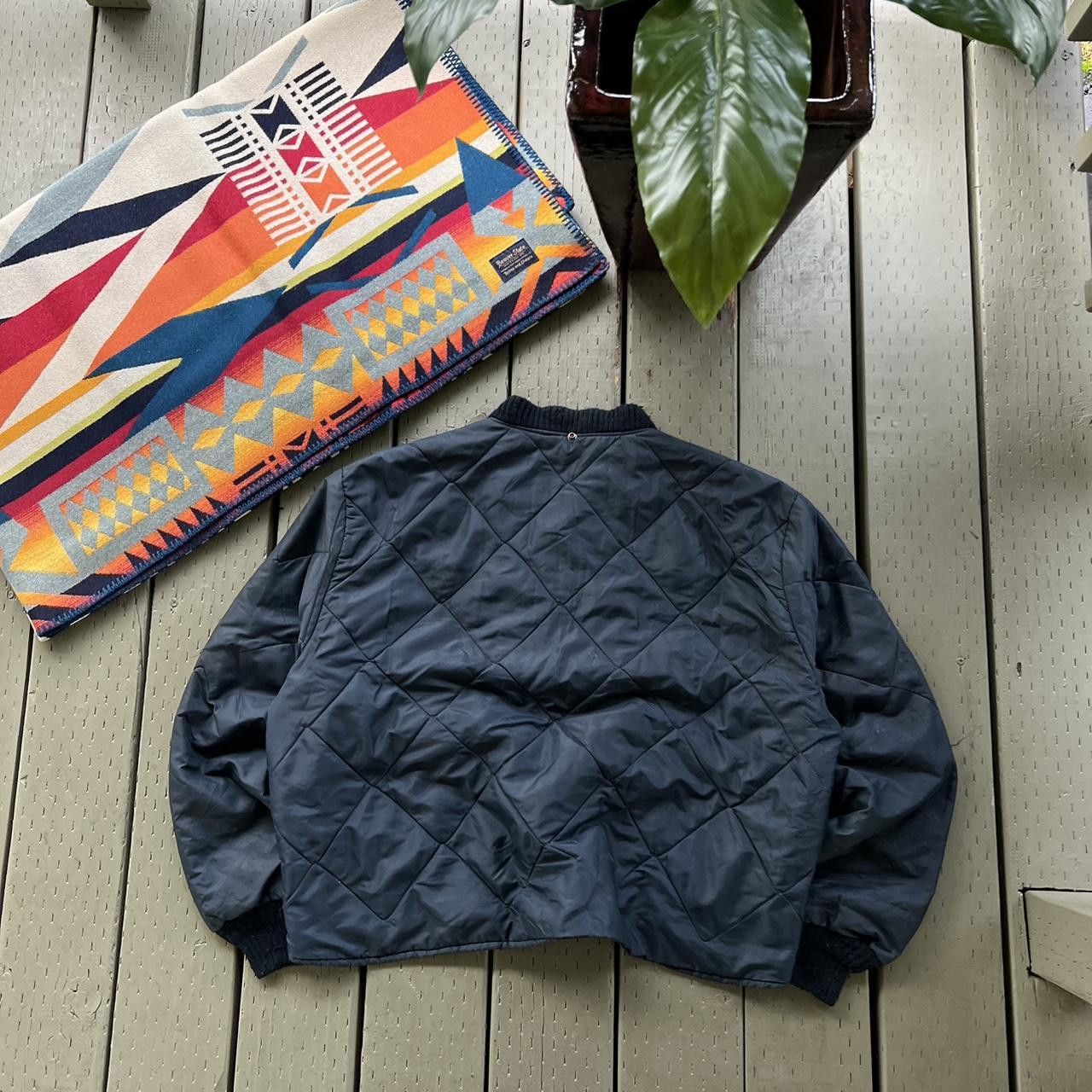Vintage Vintage quilted bomber jacket United Airlines Size US XL / EU 56 / 4 - 4 Thumbnail