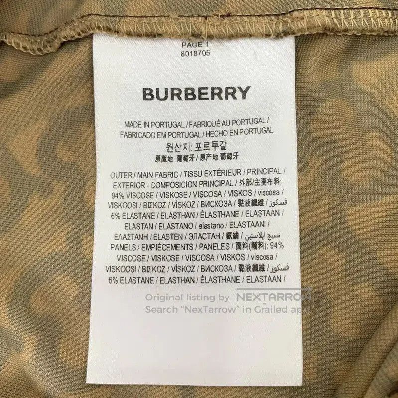 Burberry Burberry Brown Fiber Women's Midi Skirt. Size 23" - 7 Thumbnail