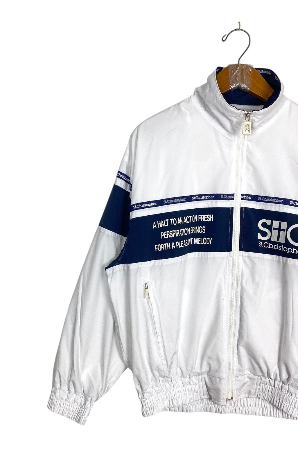 Japanese Brand Rare‼️ St Christopher Bomber Jacket Made in Japan Size US S / EU 44-46 / 1 - 2 Thumbnail