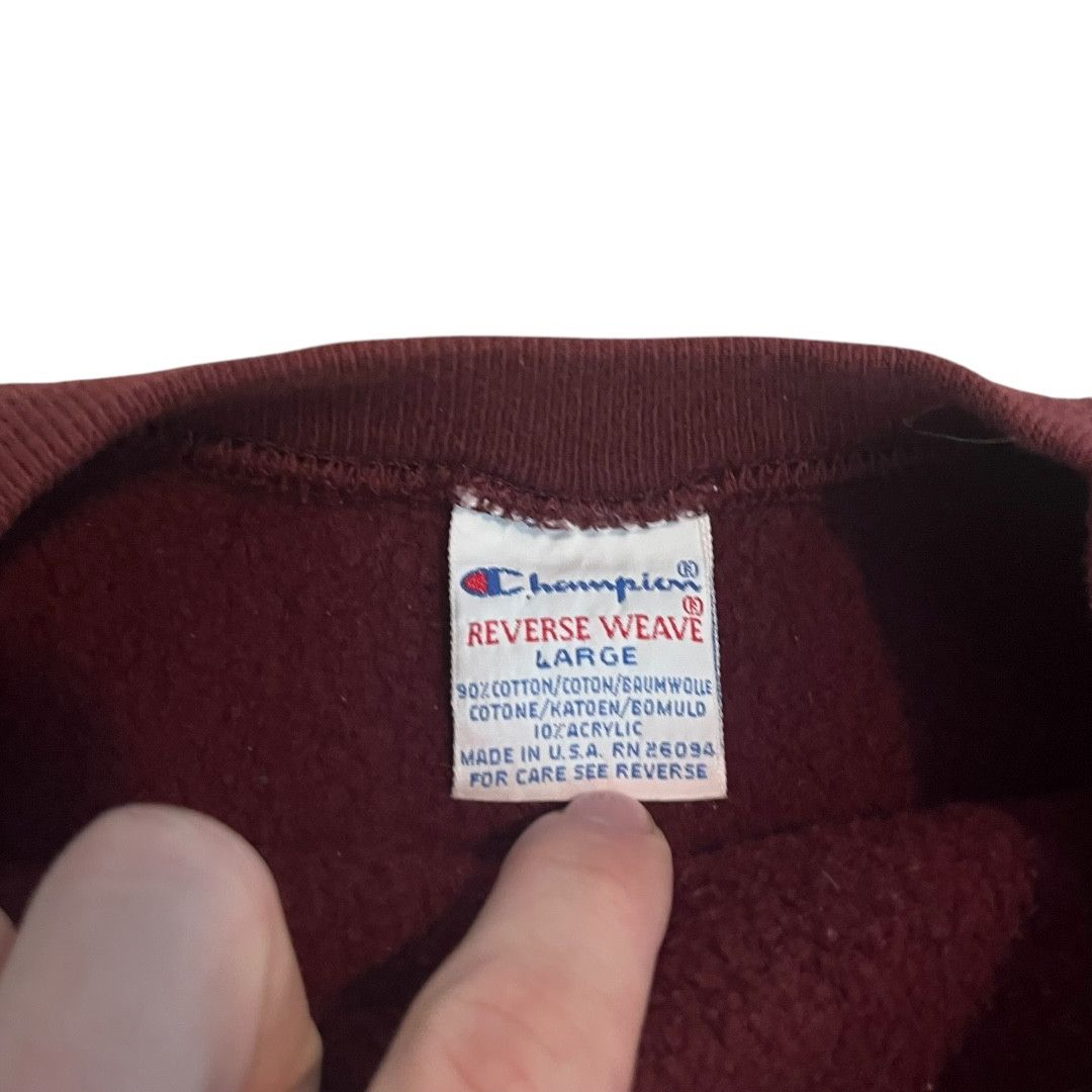 Champion × Vintage VINTAGE Virginia Tech Champion Reverse Weave Sweatshirt Size US L / EU 52-54 / 3 - 2 Thumbnail