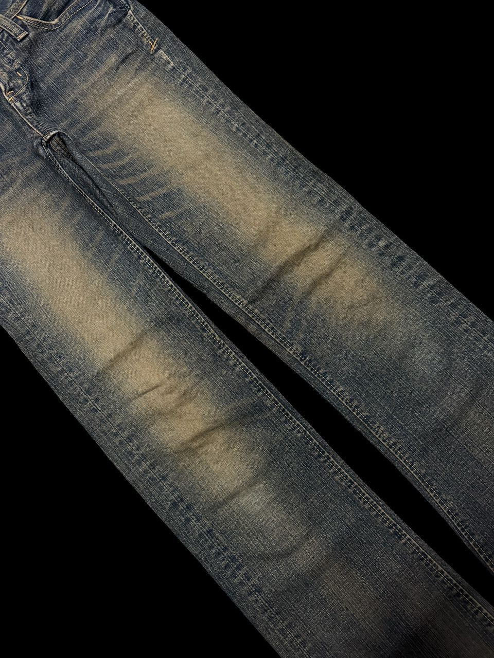 Tornado Mart FLARED Vintage 90s Japanese Sick Mudwash Distressed Bootcut Size US 27 - 7 Thumbnail