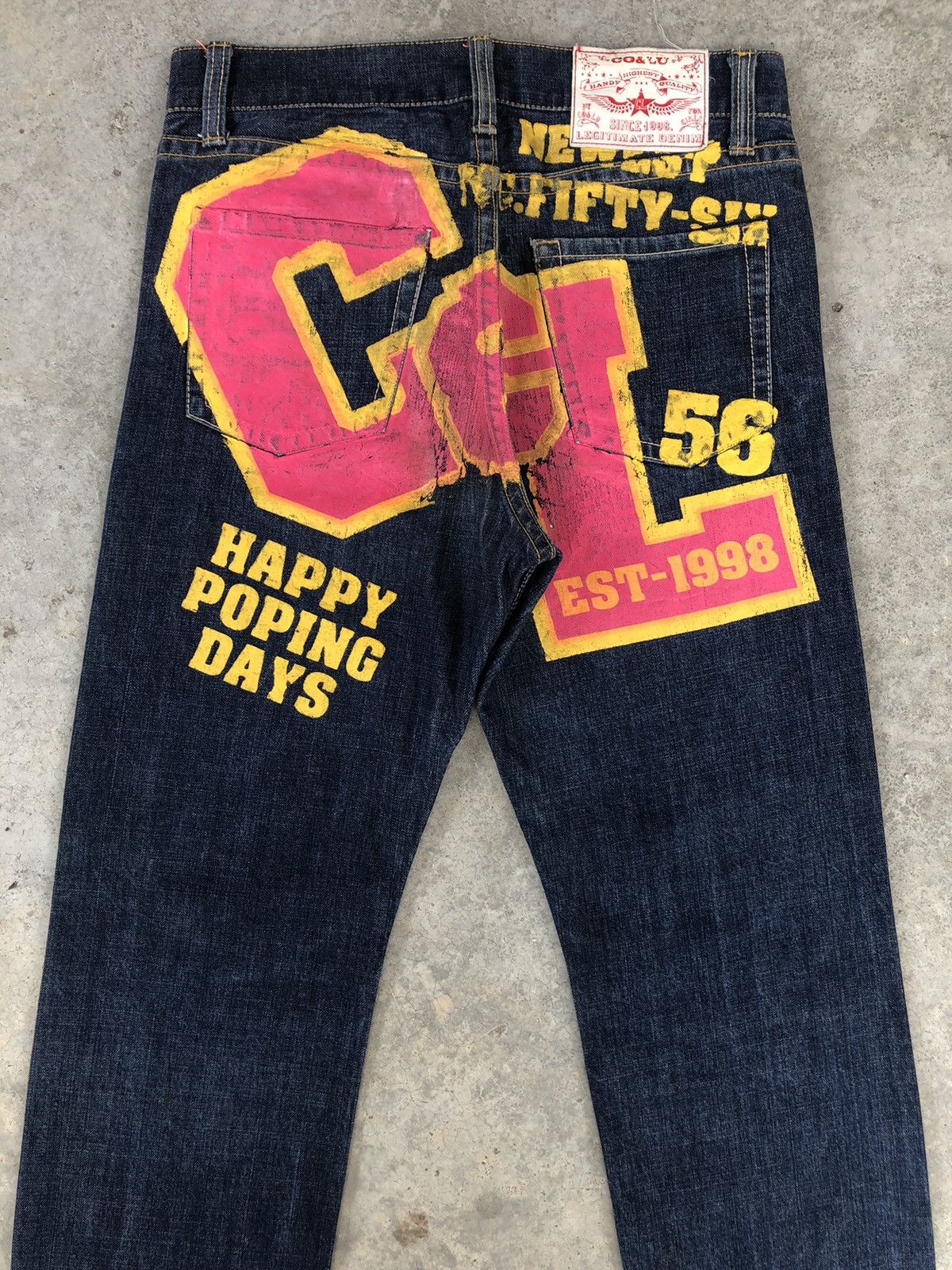 Japanese Brand Vintage Co & Lu Daicock Evisu Style Selvedge Big Logo Size US 32 / EU 48 - 8 Thumbnail