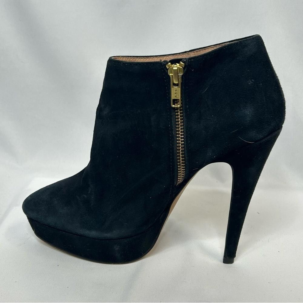 Aldo Aldo Alhurshah Black Suede Platform Booties, 8.5 Size US 8.5 / IT 38.5 - 6 Thumbnail