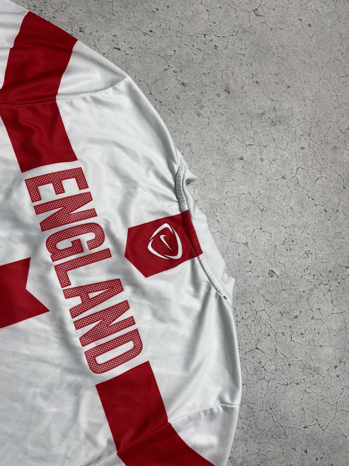 Nike × Vintage Vintage Nike England Team Y2K Drill Football Jersey Size US M / EU 48-50 / 2 - 10 Thumbnail