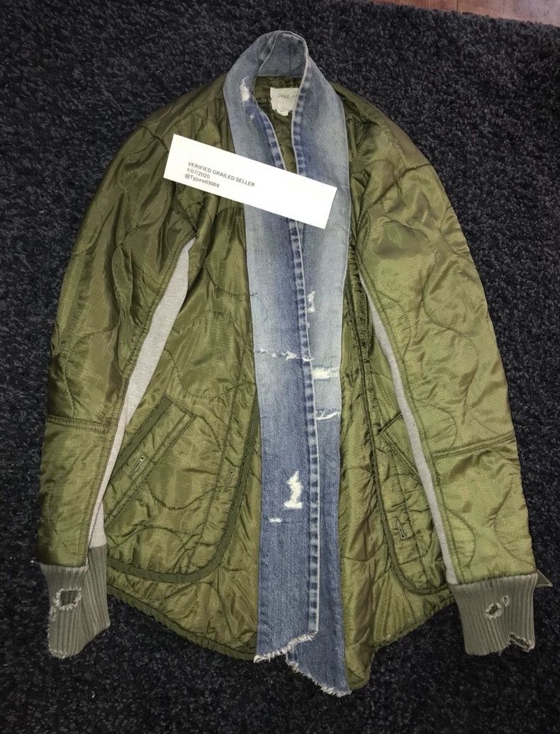 Greg Lauren greg lauren size 2 Thin cotton robe green 2506-Nextarrow Size US M / EU 48-50 / 2 - 2 Thumbnail