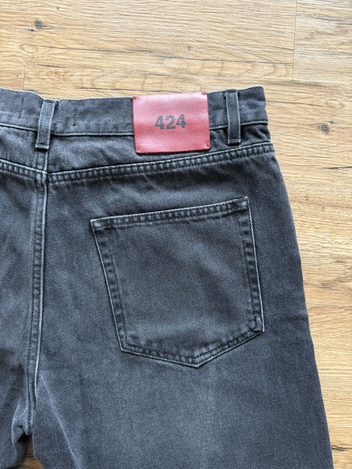 424 424 Straight Jeans – Washed Black Size US 34 / EU 50 - 6 Thumbnail