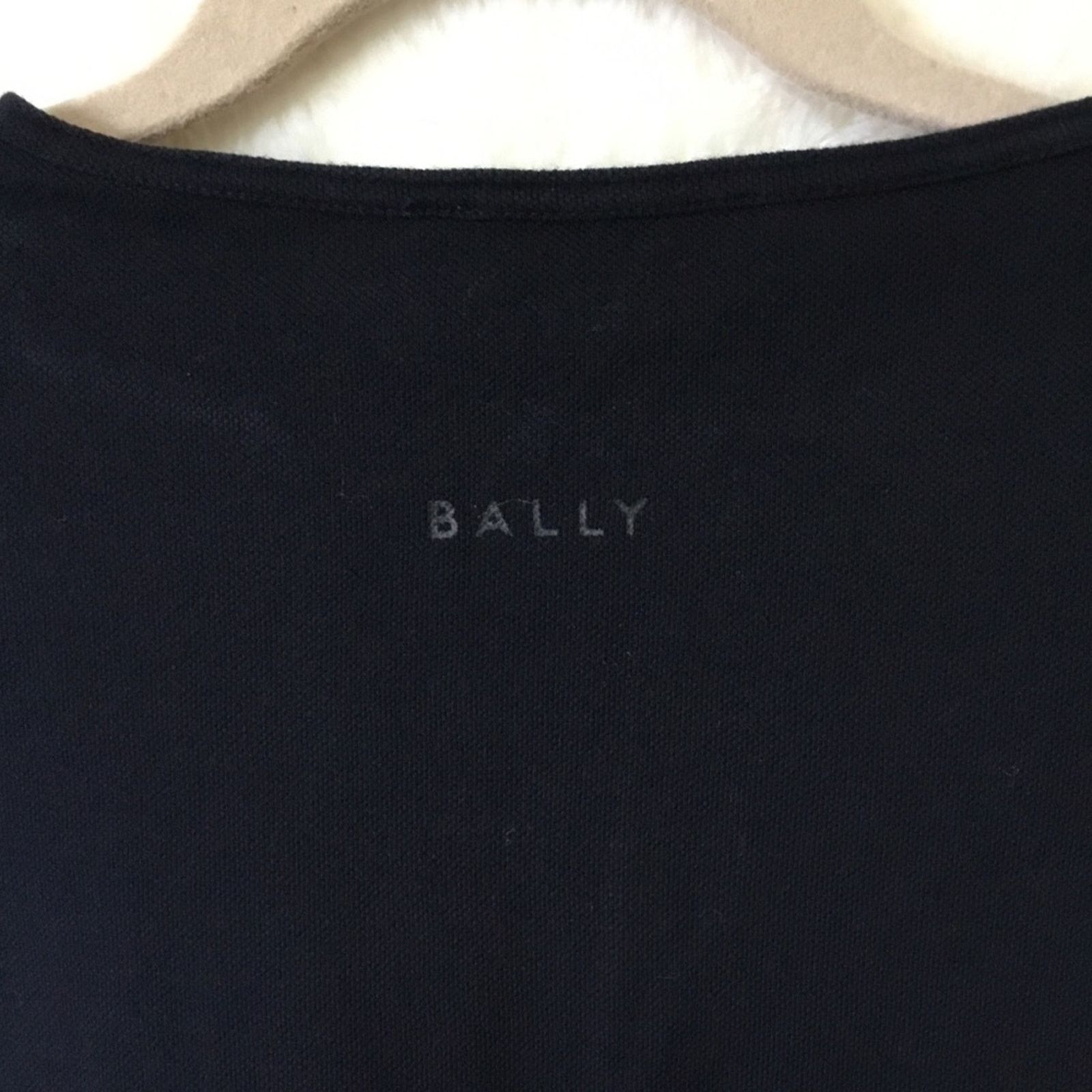 Bally Bally Black Cotton Short Sleeve Graphic Top Size S / US 4 / IT 40 - 6 Thumbnail