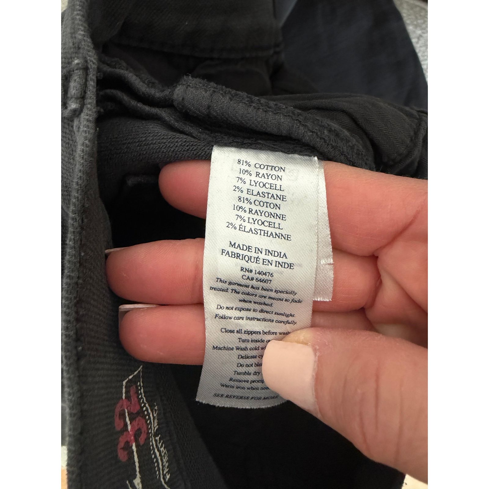 Faherty Faherty Stretch Terry 5 Pocket Pants Sz 32x28 Size US 32 / EU 48 - 4 Thumbnail