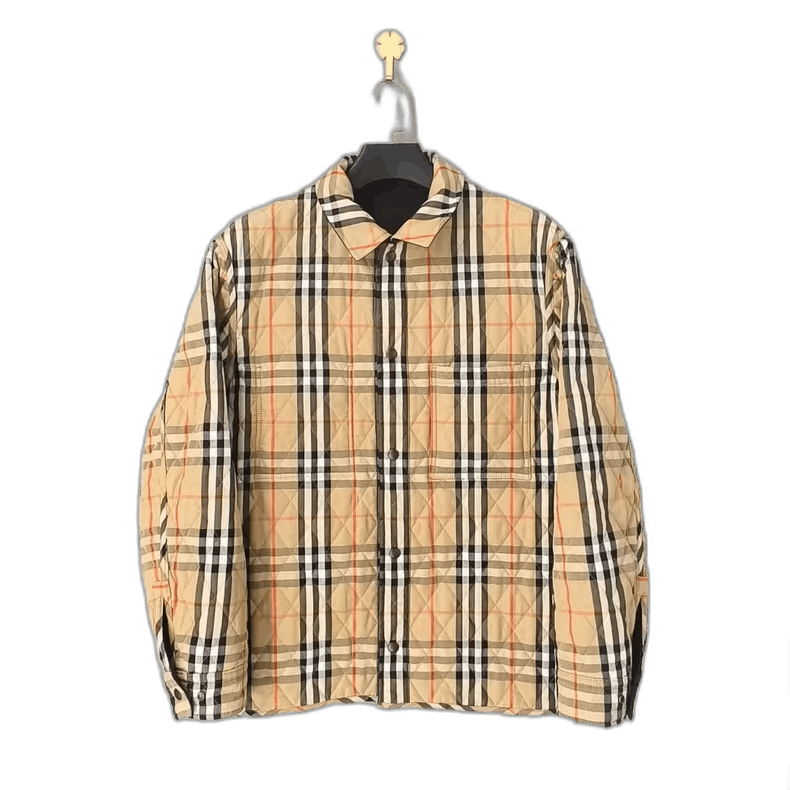 Burberry Burberry Reversible Quilted Cotton Jacket for Men Size US L / EU 52-54 / 3 - 1 Thumbnail