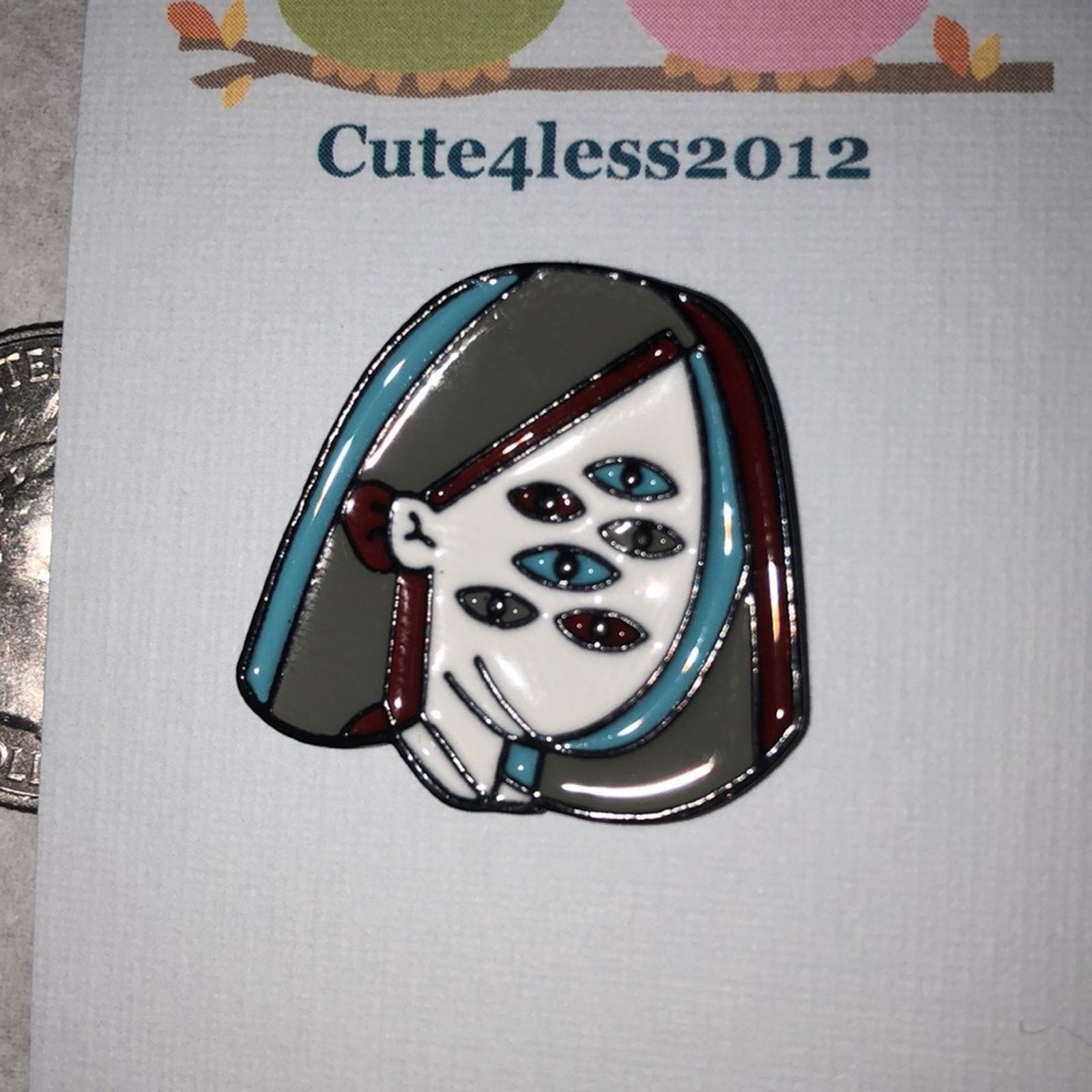 Other Multiple Eyes Girl Pin Brooch Size ONE SIZE - 1 Thumbnail