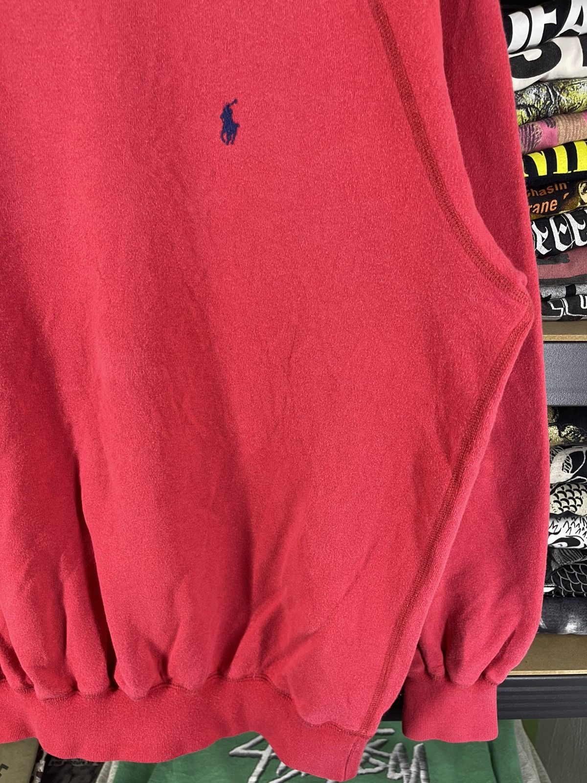 Polo Ralph Lauren Vintage Polo Ralph Lauren Small Logo Red Sweatshirt Size US L / EU 52-54 / 3 - 5 Thumbnail
