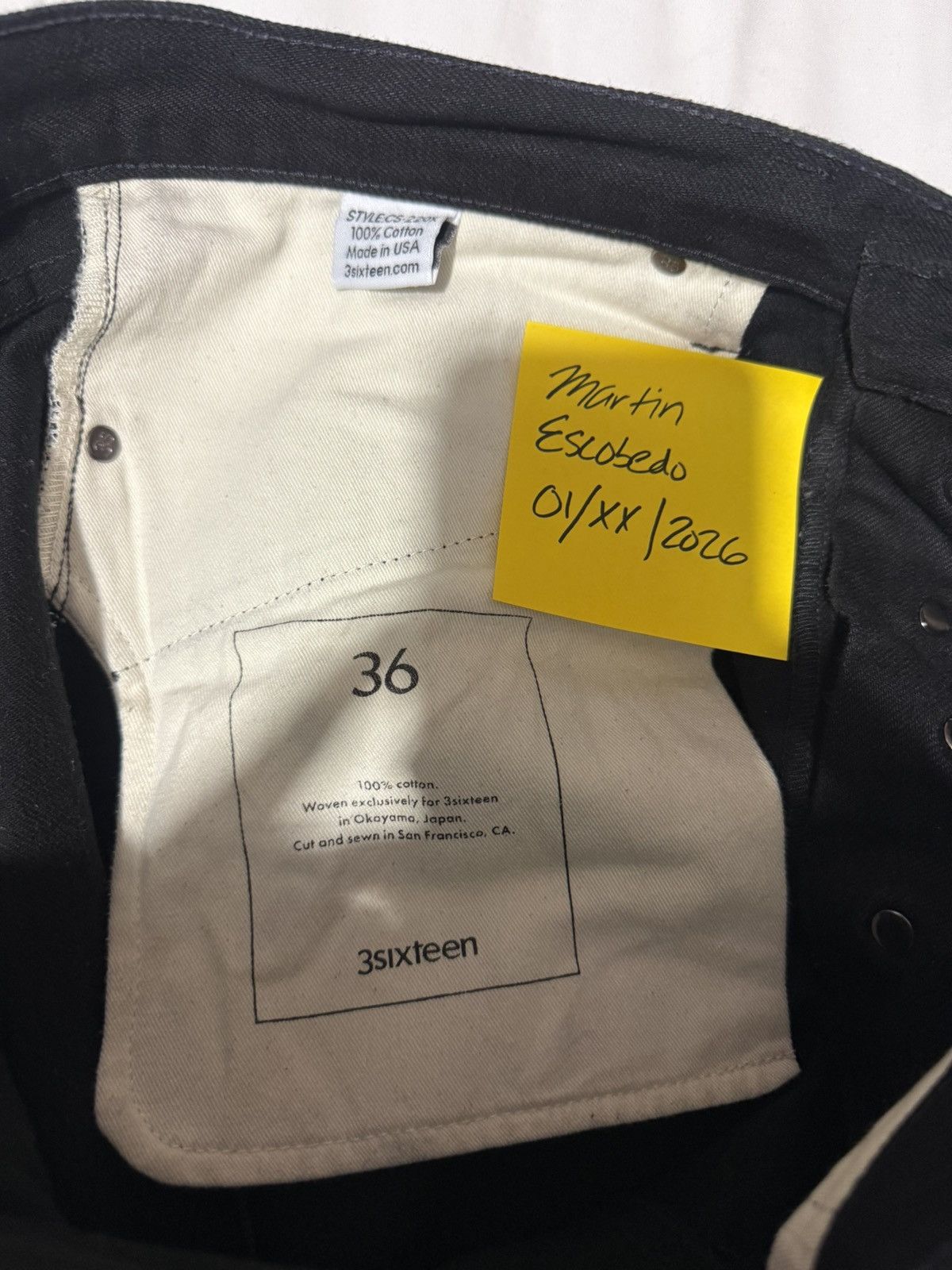 3sixteen 3sixteen CS-220x Double Black Size US 36 / EU 52 - 5 Thumbnail