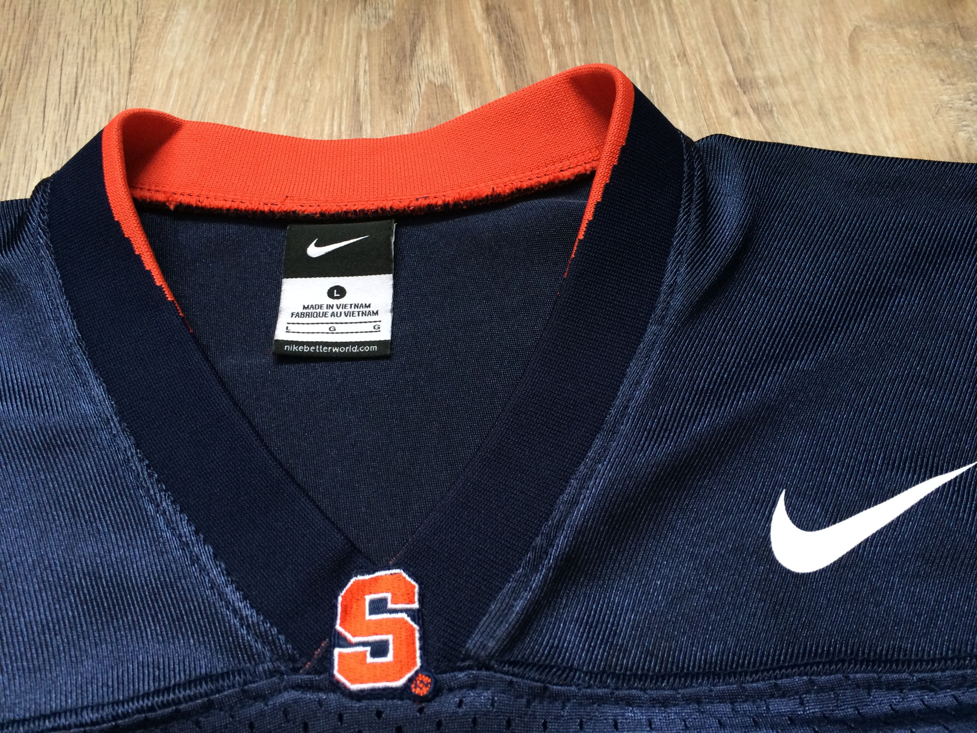 NFL × Nike × Vintage Vintage Nike NFL Syracuse Orange #44 Jersey Size US L / EU 52-54 / 3 - 5 Thumbnail