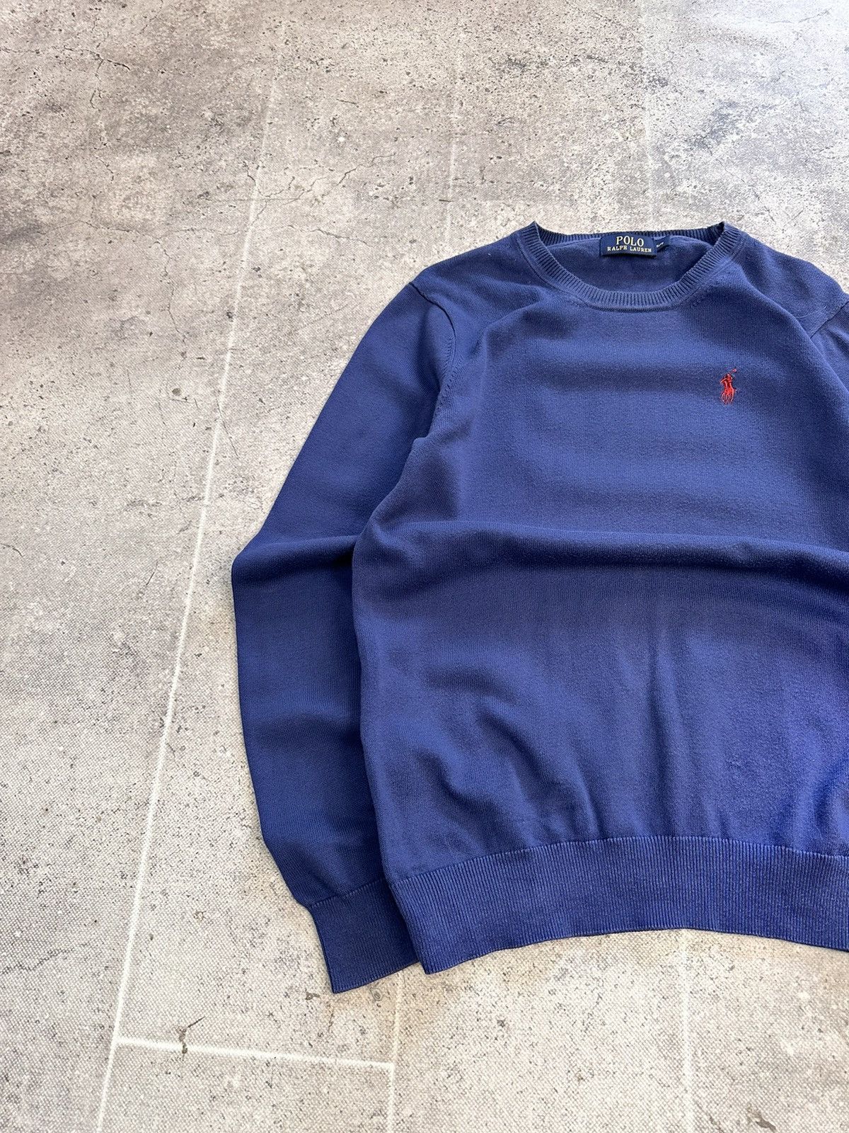 Polo Ralph Lauren × Ralph Lauren SALE💣💣 Polo Ralph Lauren Cable Knit wool blue sweater Size US M / EU 48-50 / 2 - 7 Thumbnail