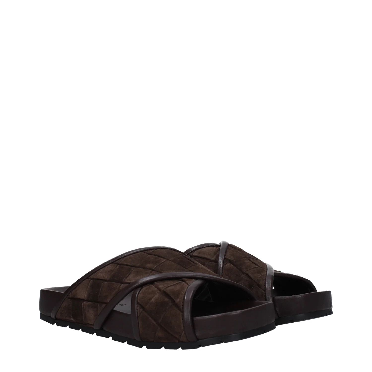 Bottega Veneta ob1o1e0325 Suede Slippers in Brown Size US 6 / EU 39 - 2 Thumbnail
