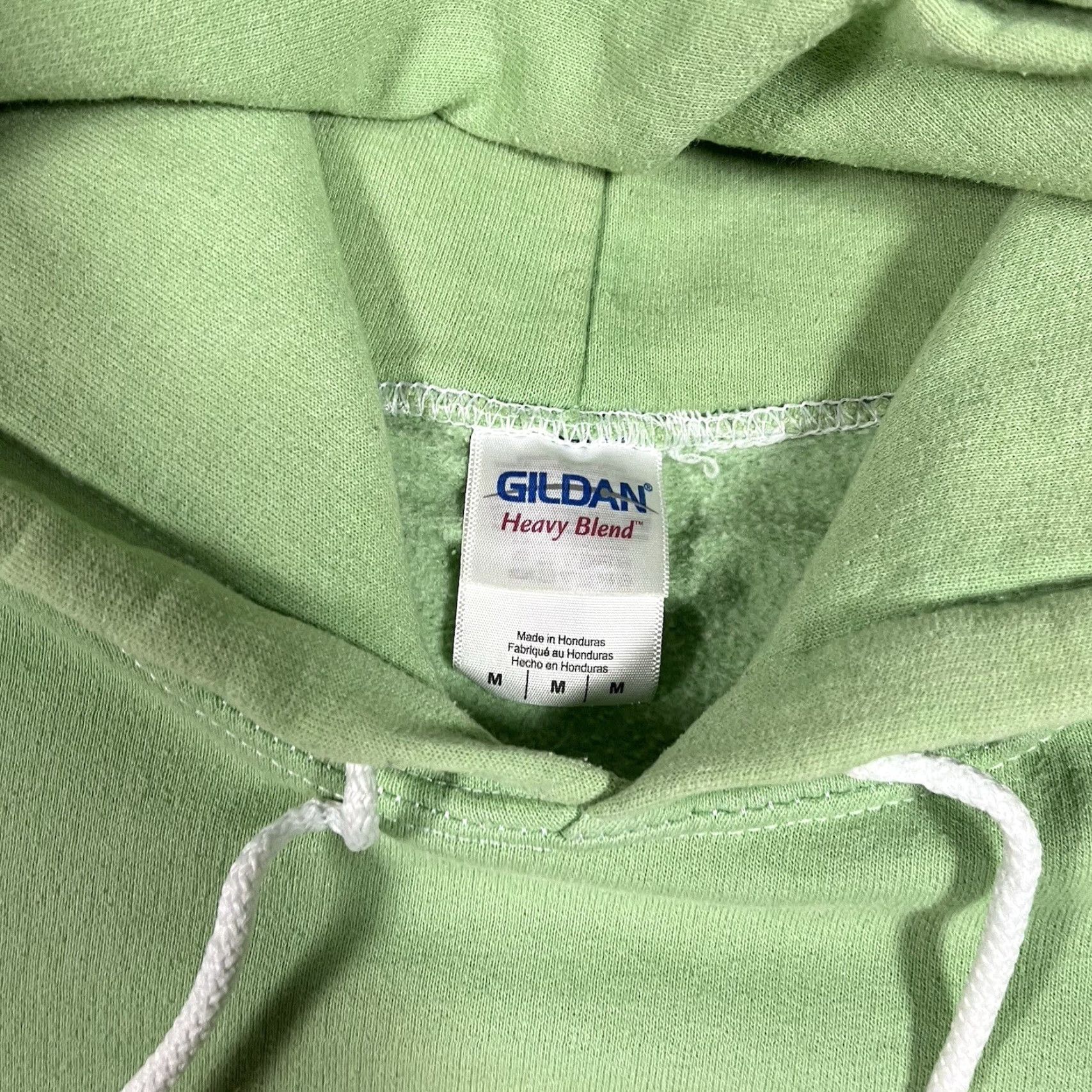 Gildan Saint Pablo Hoodie Mens M Green Sweatshirt Concert 2016 Tour Merch Kanye West Shirt Hooded Pockets Logo Graphic Print Size US M / EU 48-50 / 2 - 5 Thumbnail
