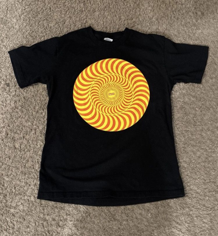 Supreme x Spitfire Swirl T Shirr