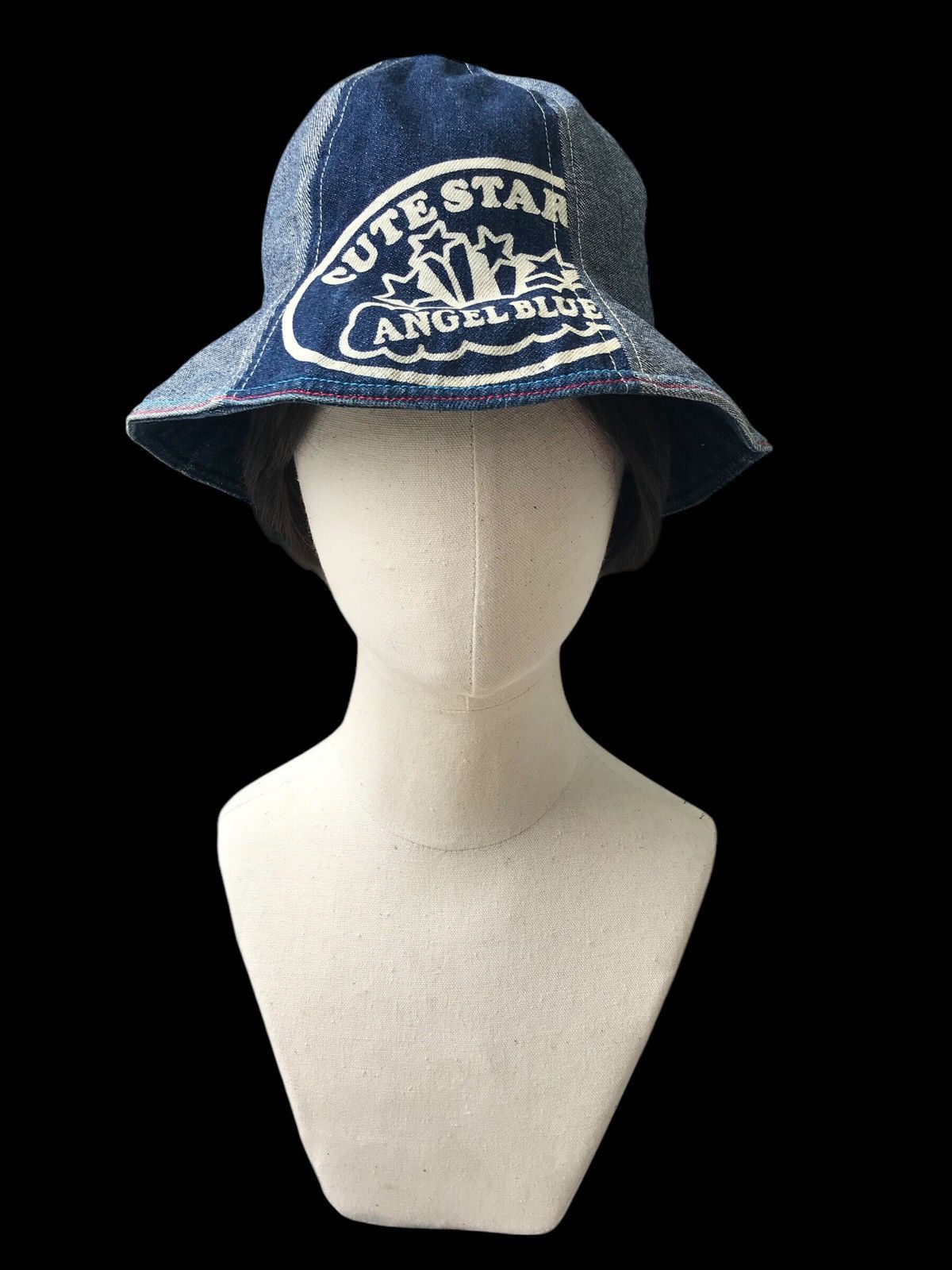 Angel Blue × Hysteric Glamour × Japanese Brand ANGEL BLUE PATCHWORKS CAP HAT BY HYSTERIC GLAMOUR 🇯🇵 Size ONE SIZE - 1 Thumbnail