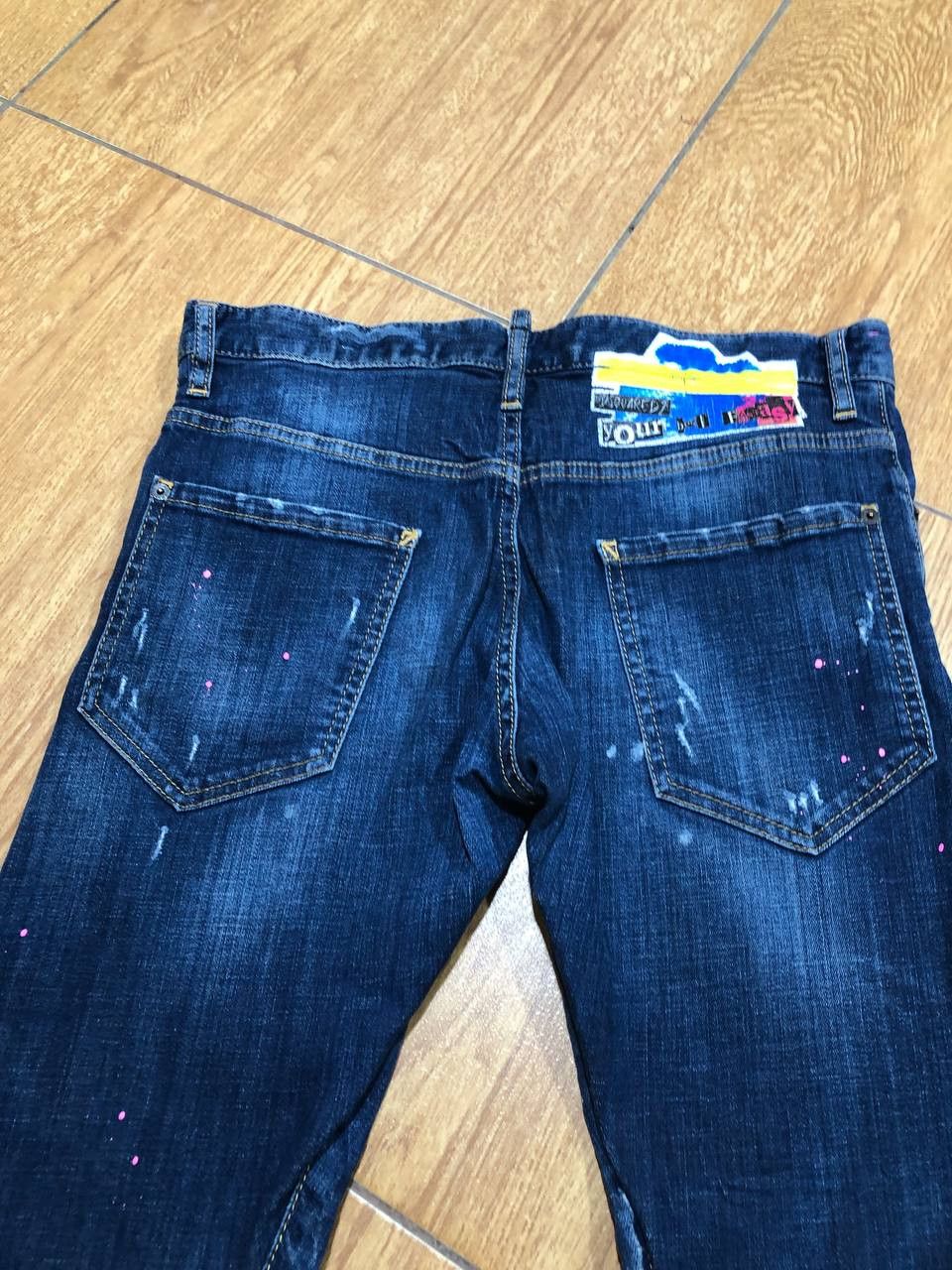 Dsquared2 DSQUARED2 Distressed Denim Jeans with Front Buttons Size US 32 / EU 48 - 8 Thumbnail