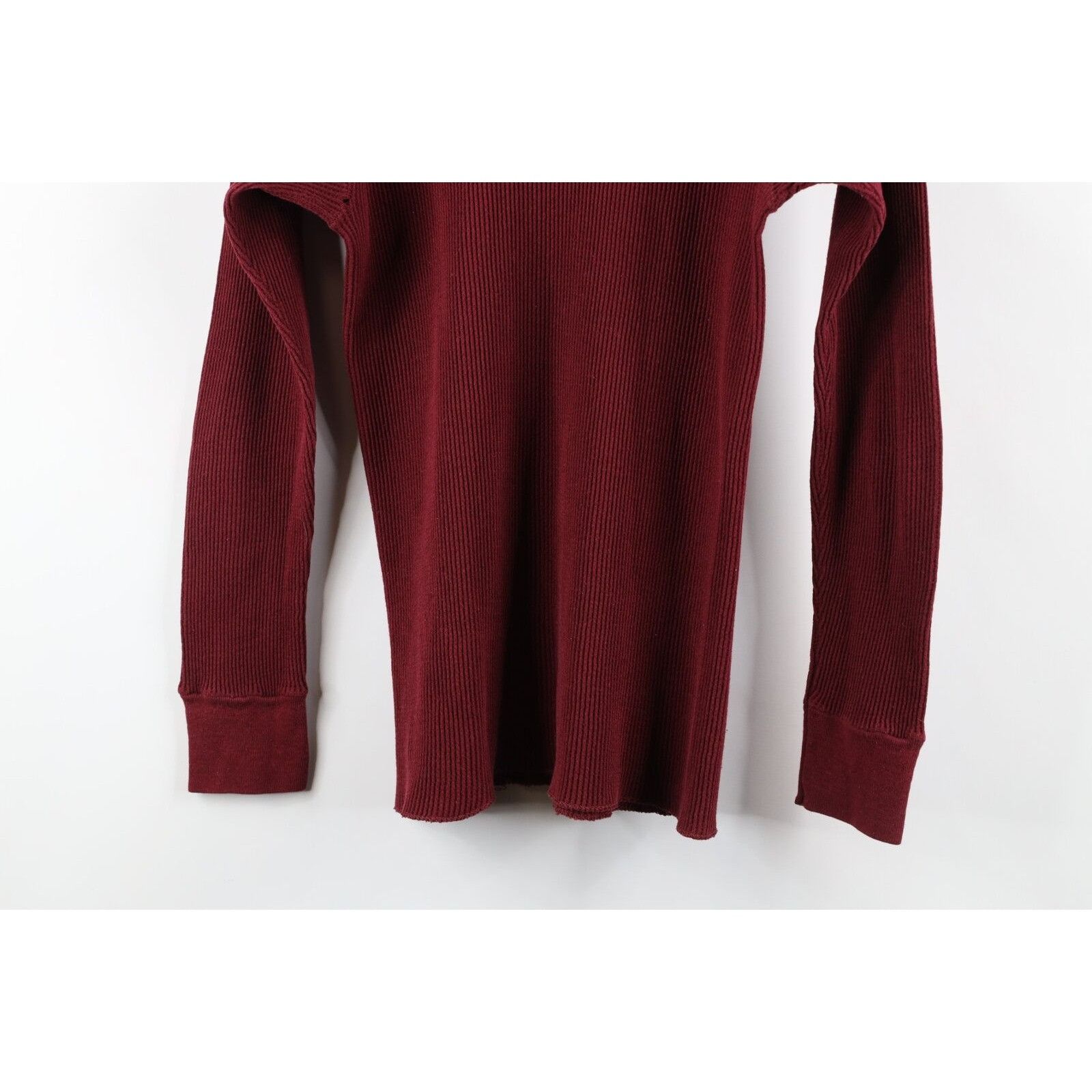 Vintage Vintage 70s Streetwear Faded Thermal Waffle Knit T-Shirt Size US M / EU 48-50 / 2 - 8 Thumbnail