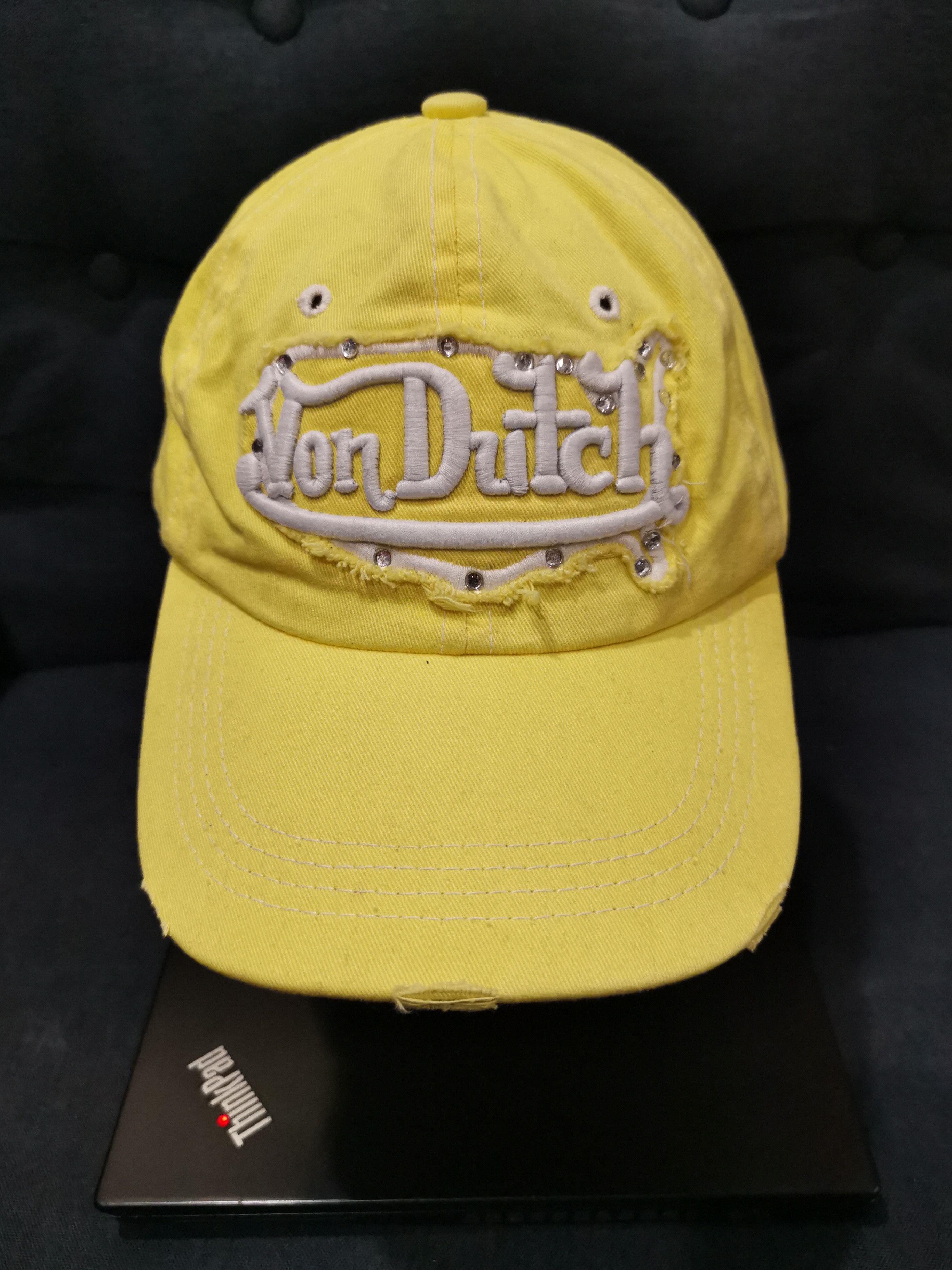 Vintage × Von Dutch Vintage Von Dutch Hats Distressed Design - Embroidery Size ONE SIZE - 1 Thumbnail