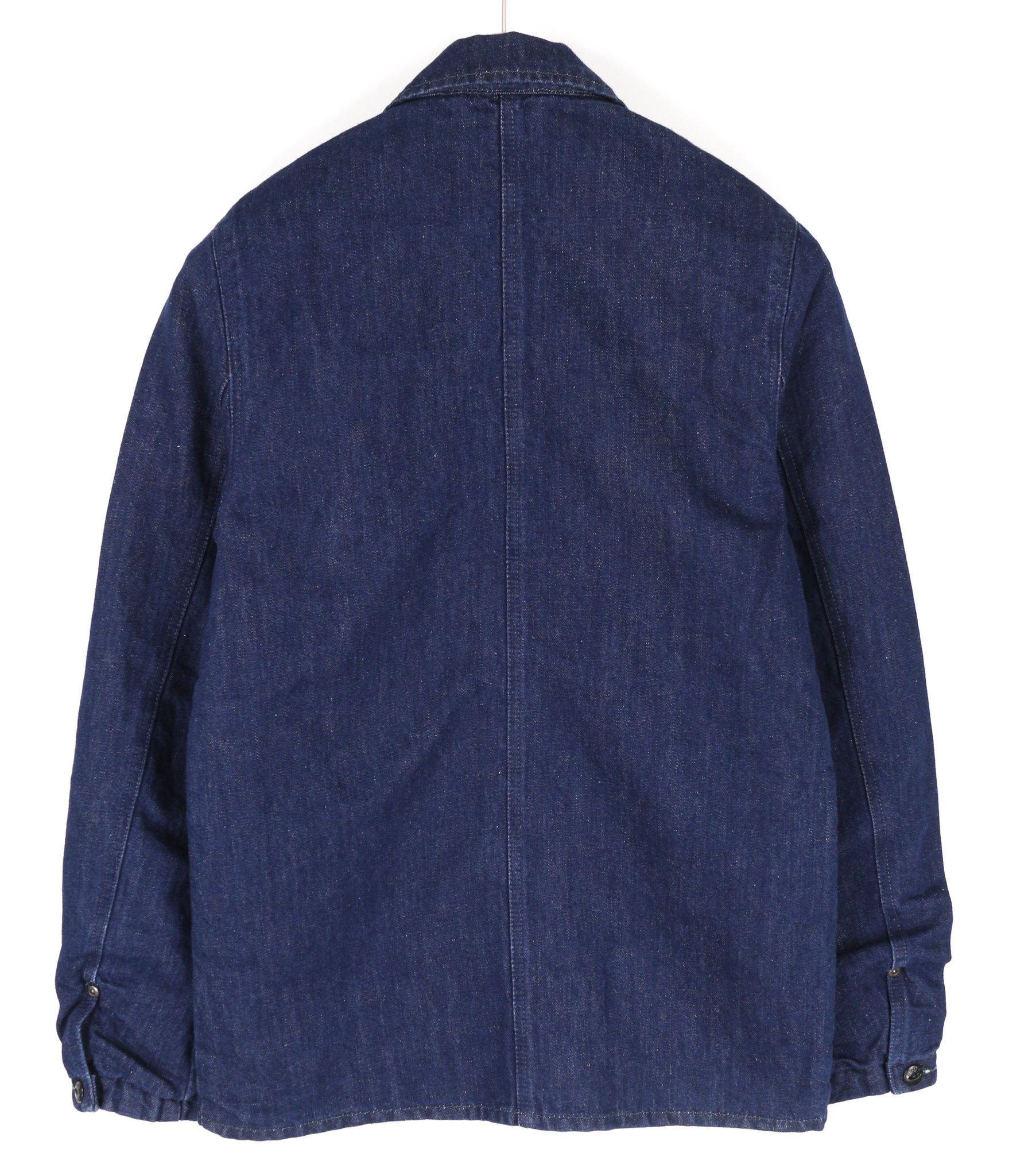 Nudie Jeans RICCO DARK HEMP XS Blue Cotton Blend Jacket 81080 Size US XS / EU 42 / 0 - 2 Thumbnail