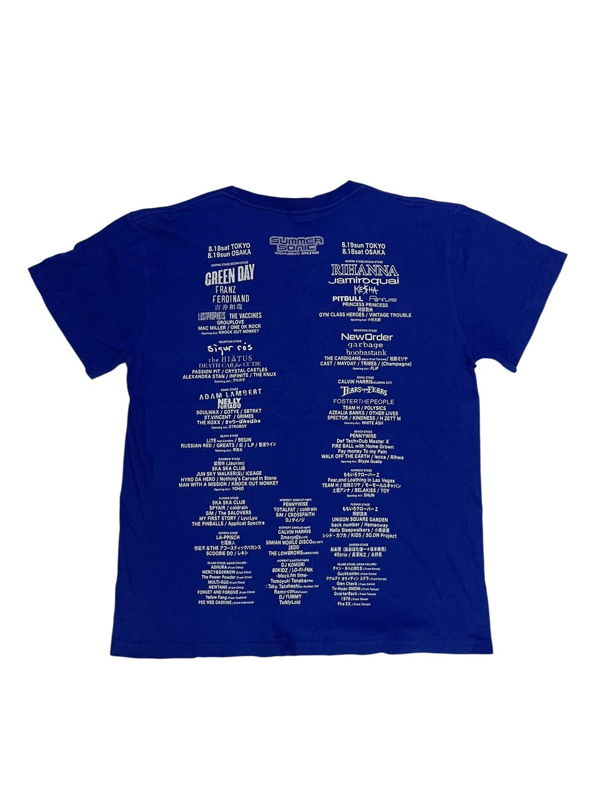 Band Tees × Beauty Beast × Japanese Brand Summer Sonic 2012 Festival Japan Concert Tees Size M / US 6-8 / IT 42-44 - 2 Thumbnail