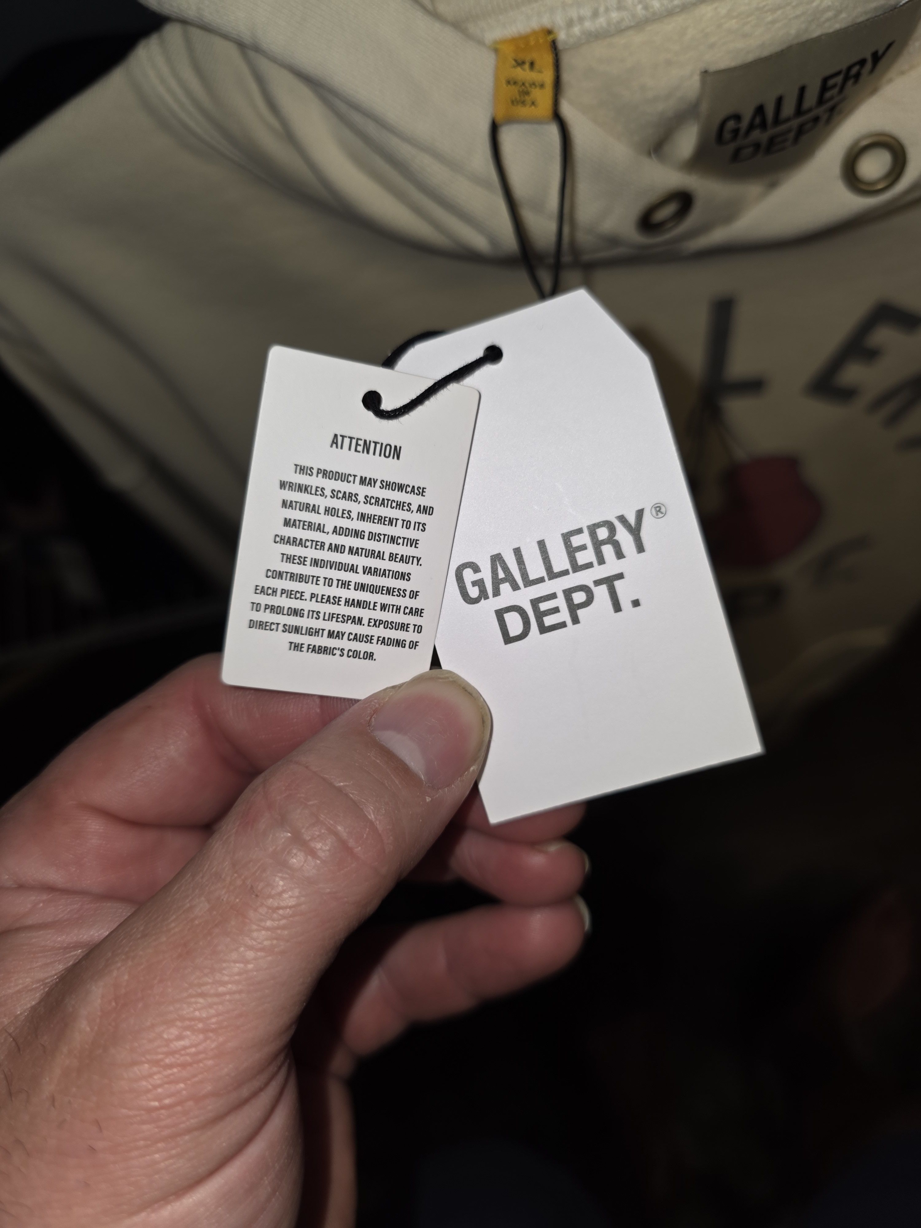 Gallery Dept. Gallery dept xl hoodie brand new with tags Size US XL / EU 56 / 4 - 7 Thumbnail