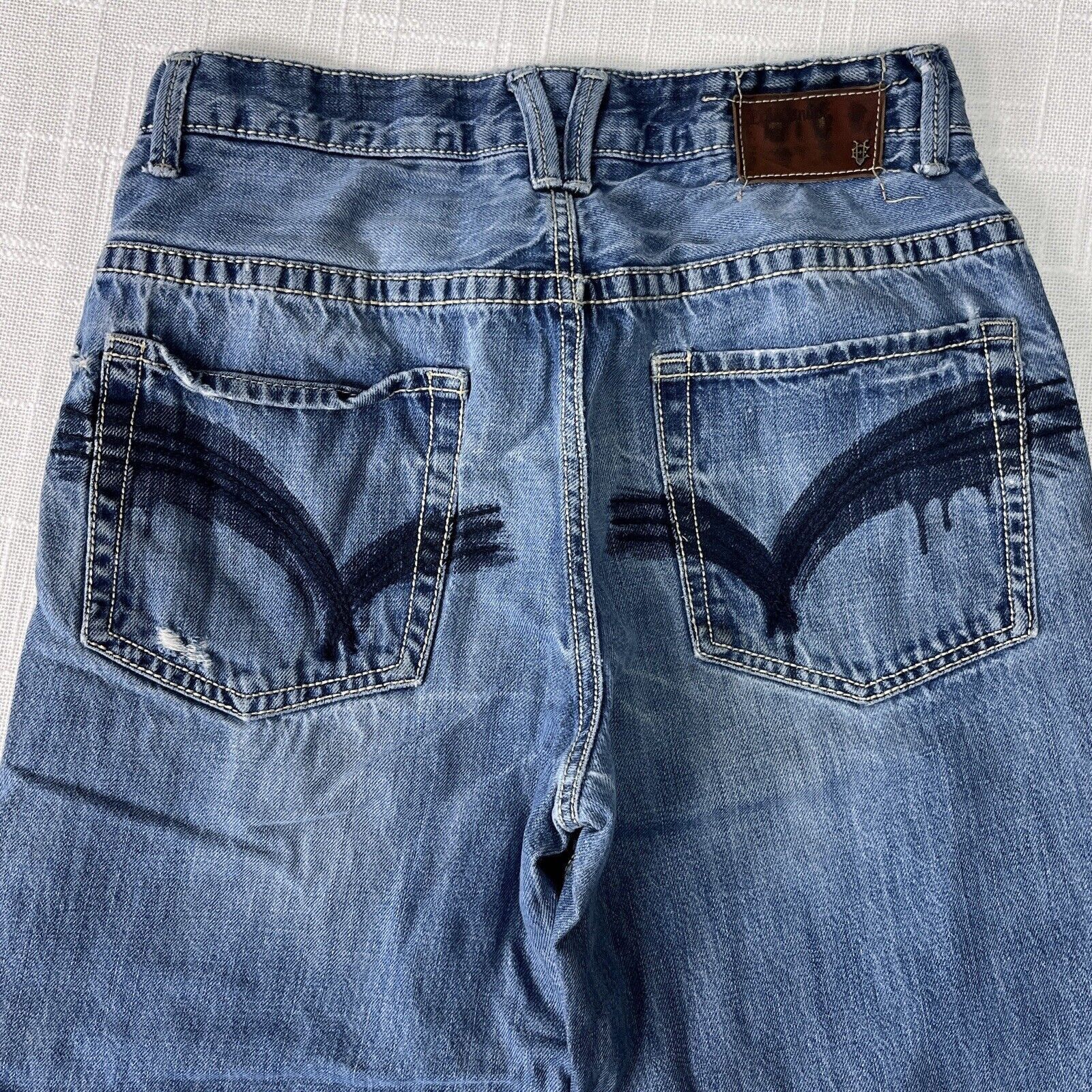 Ecko Unltd. Y2K Ecko Jeans 31x30.5 Loose Straight Grunge Skater Punk Size US 31 - 1 Thumbnail