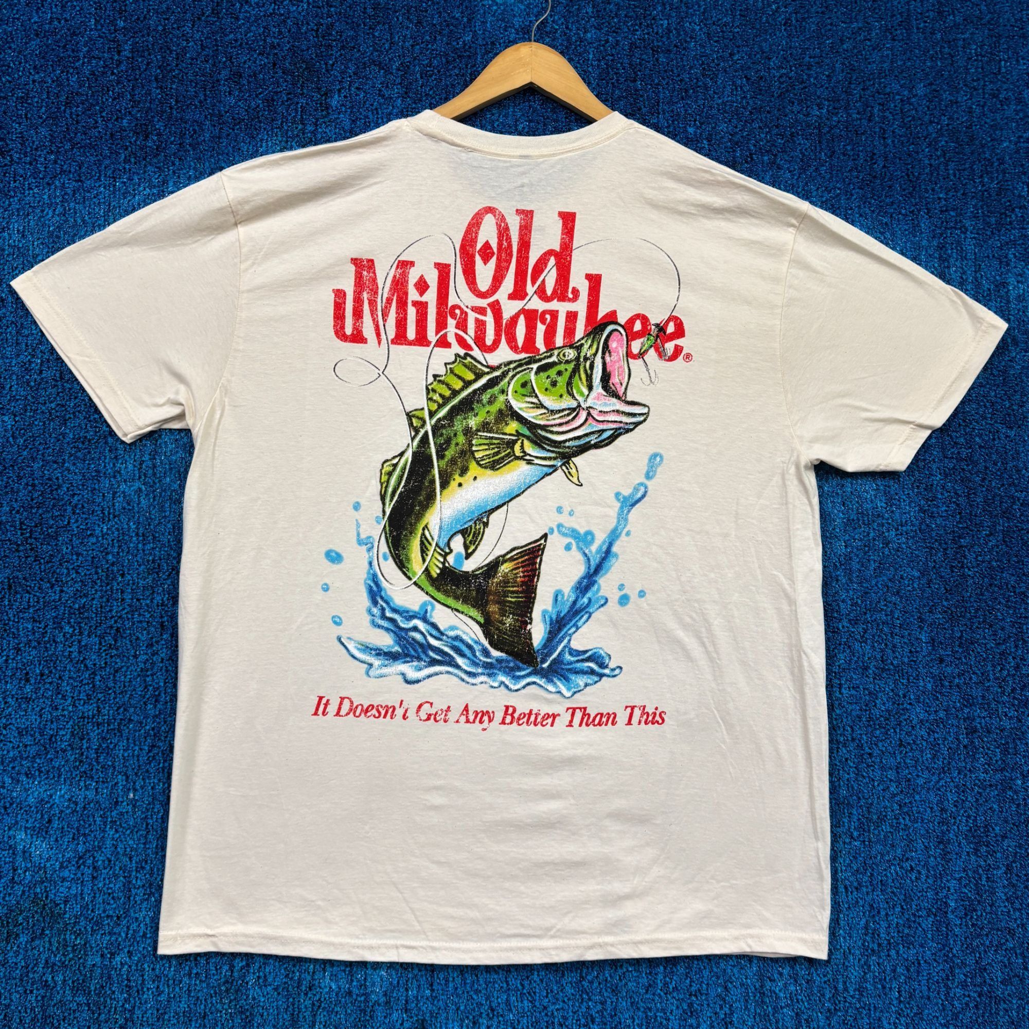 Ripple Junction Old Milwaukee It Doesnt Get Any Better Than This Beer Tee 2X Size US XXL / EU 58 / 5 - 1 Thumbnail