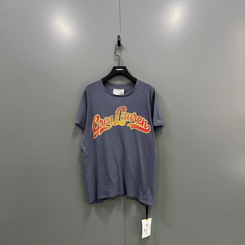 Greg Lauren greg laurenPrinted logo short sleeved shirt 2506-Nextarrow Size US M / EU 48-50 / 2 - 5 Thumbnail