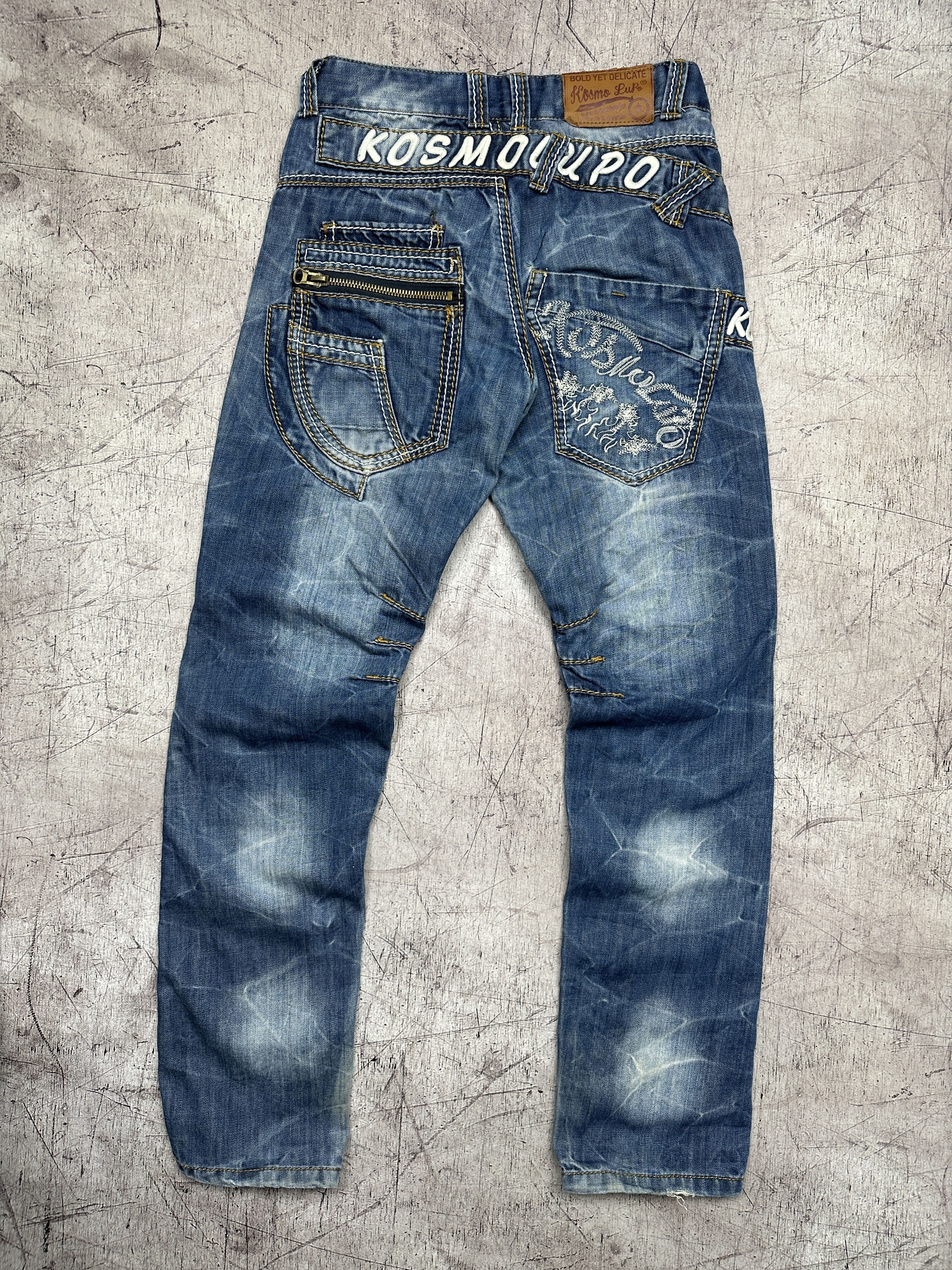 Japanese Brand × Vintage K&M Kosmo Lupo Vintage Mens Denim Pants Jeans Size US 29 - 9 Thumbnail
