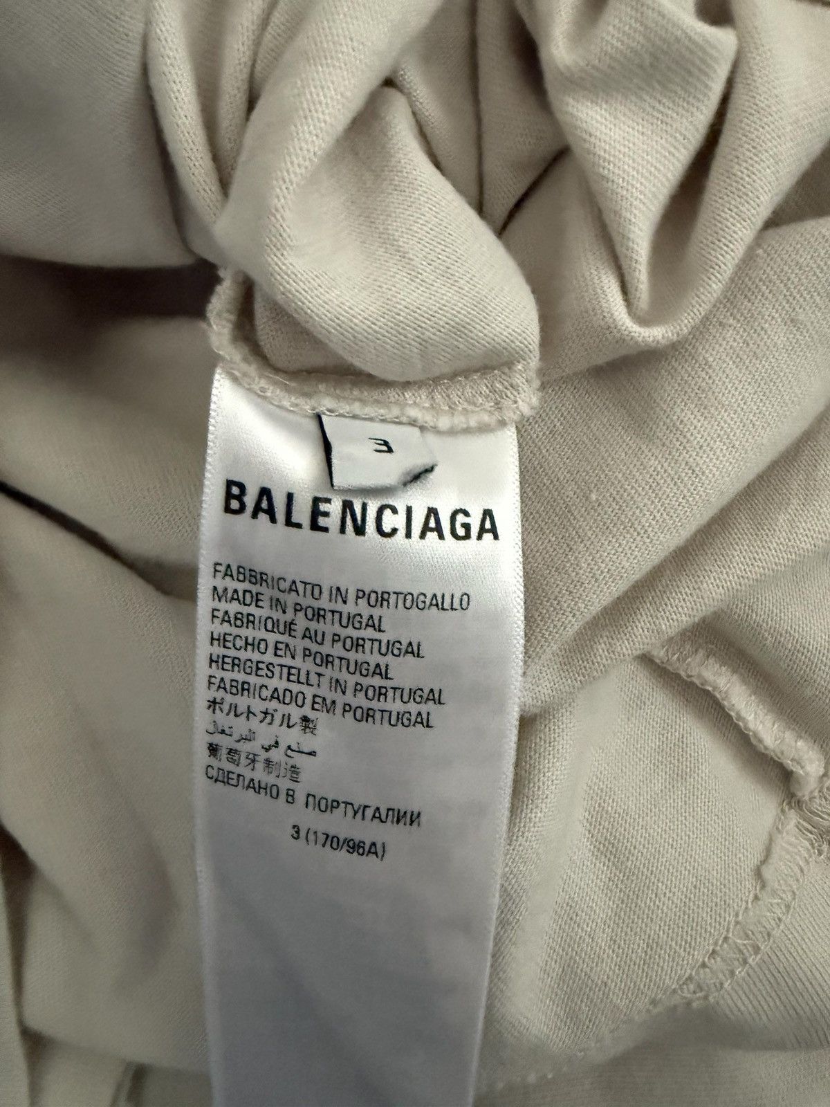 Balenciaga Balenciaga AW/22 unreleased tee Be Different 🍏 Size US XL / EU 56 / 4 - 6 Thumbnail
