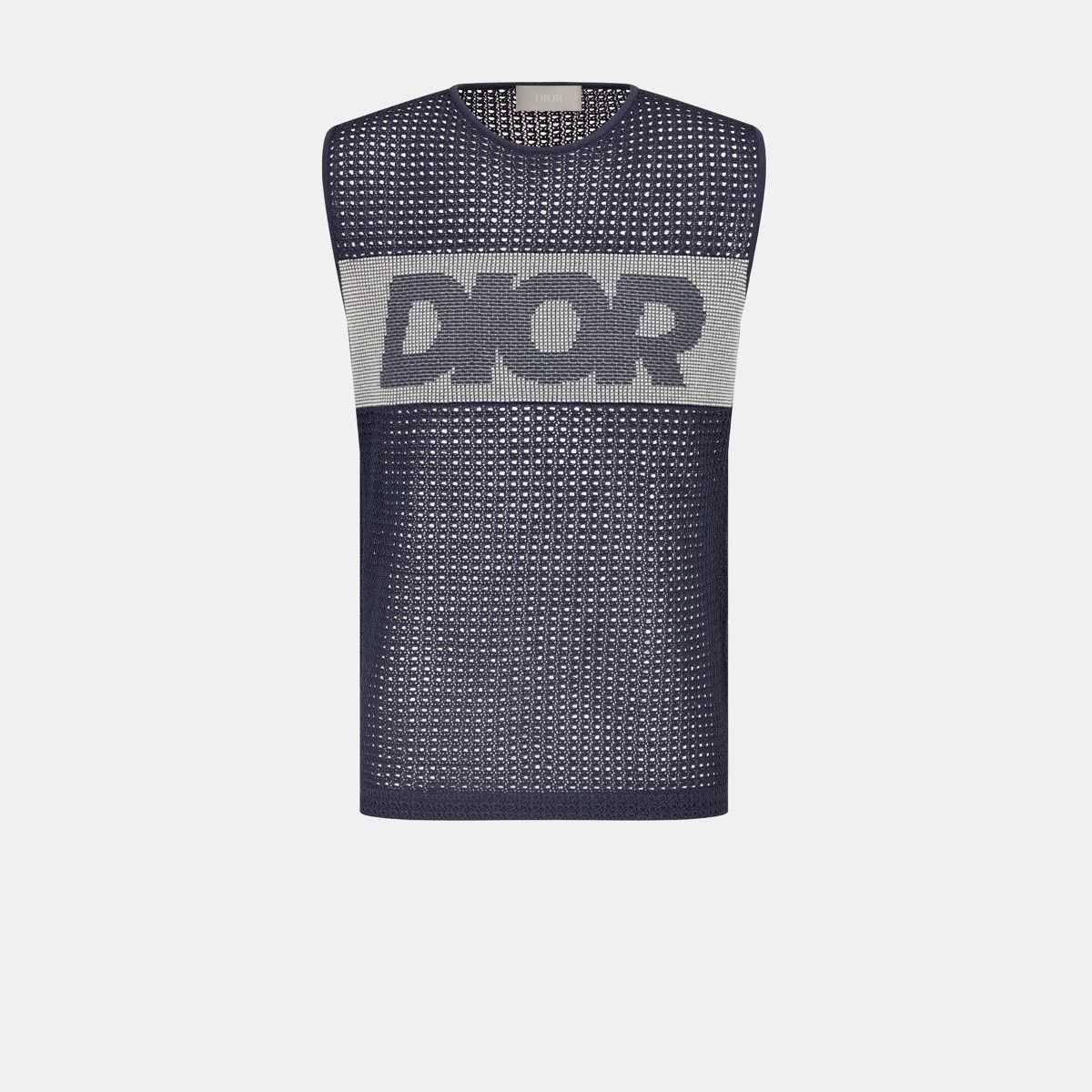 Dior o1bcso1str0125 Sleeveless T-Shirt in Navy Blue Size US S / EU 44-46 / 1 - 1 Thumbnail
