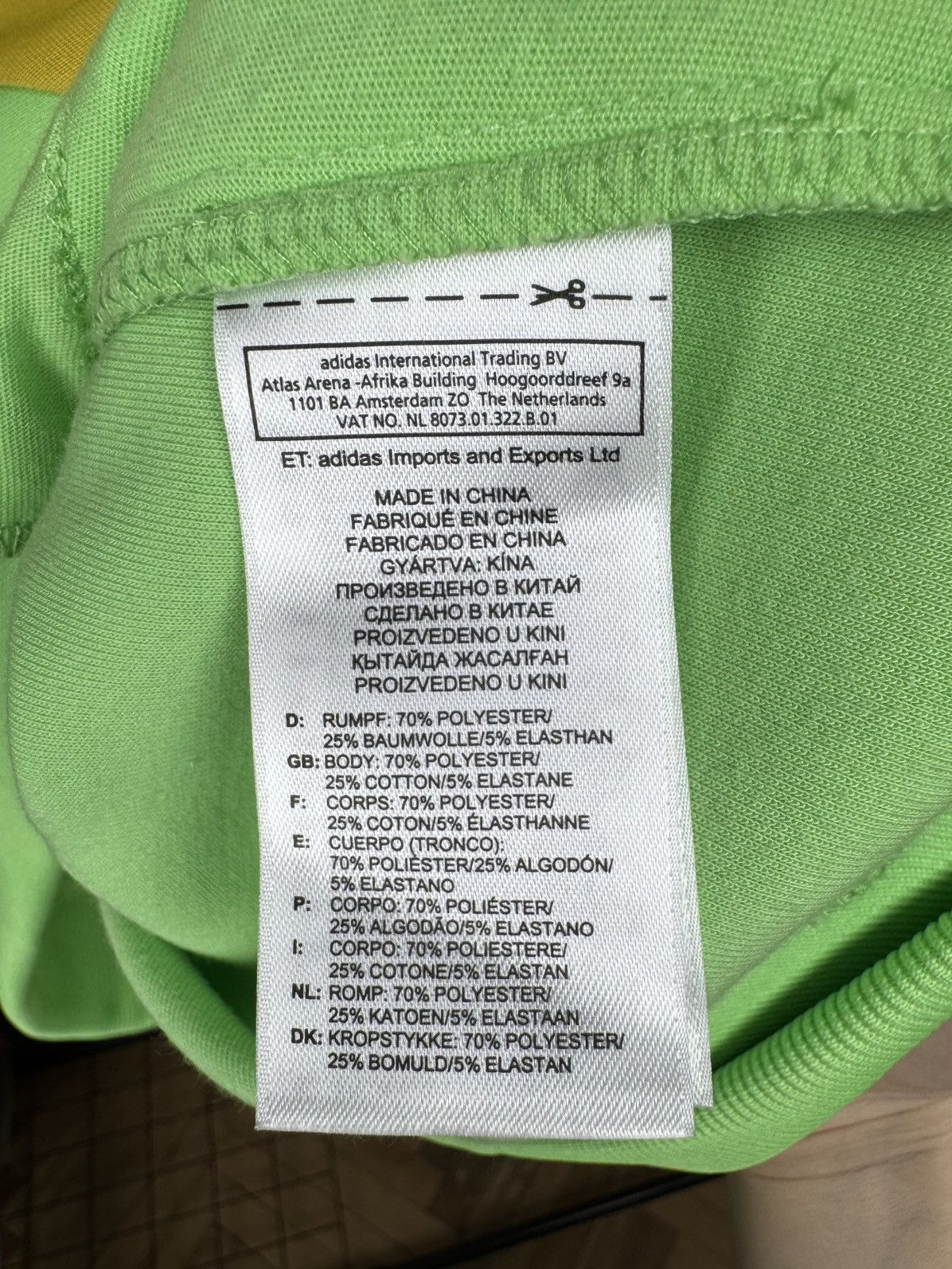 Adidas Adidas x Lotta Volkova Green Yellow Podium Track Top Jacket Size M / US 6-8 / IT 42-44 - 12 Thumbnail