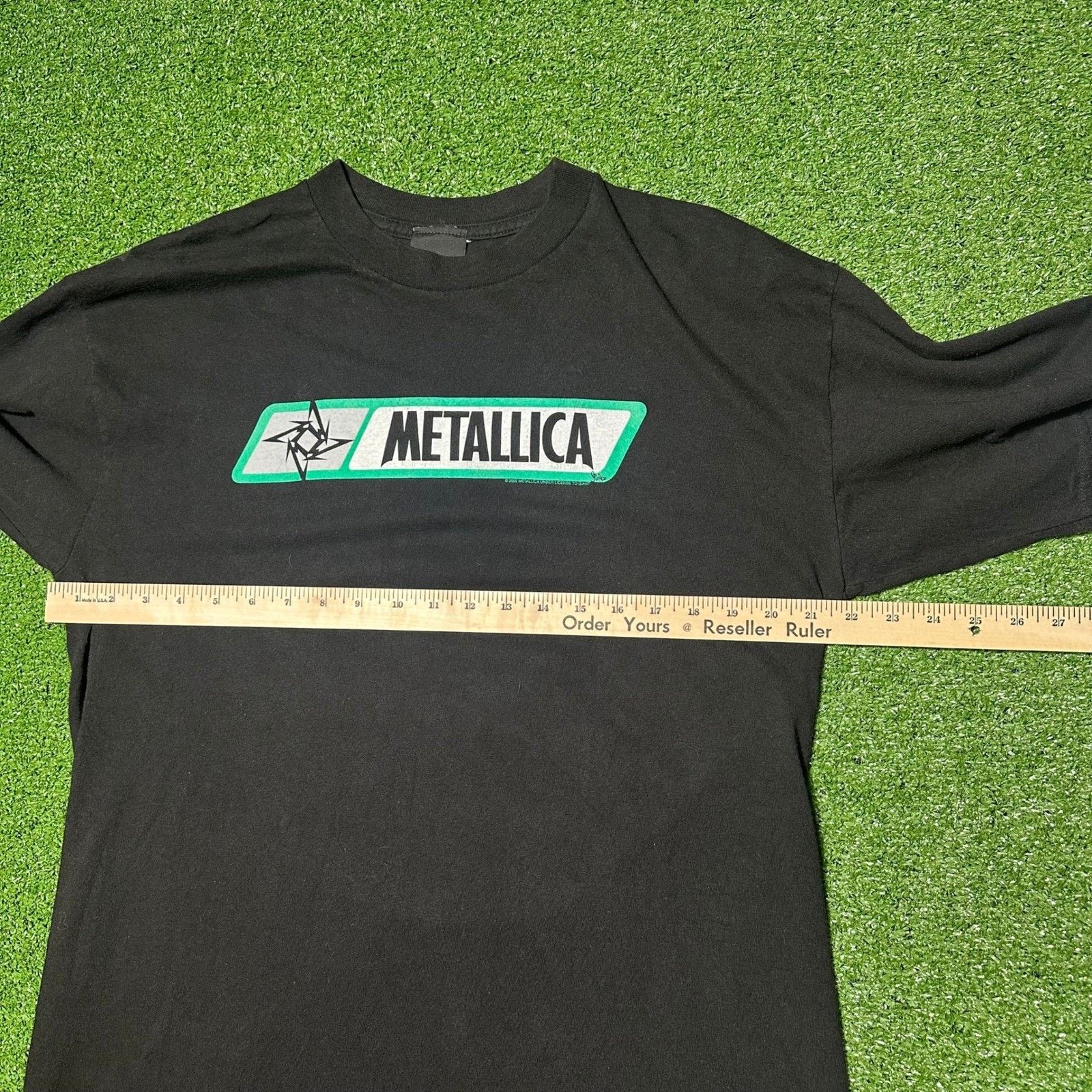 Giant Vintage 2002 Metallica Giant Double Layer Shirt Large Size US L / EU 52-54 / 3 - 4 Thumbnail