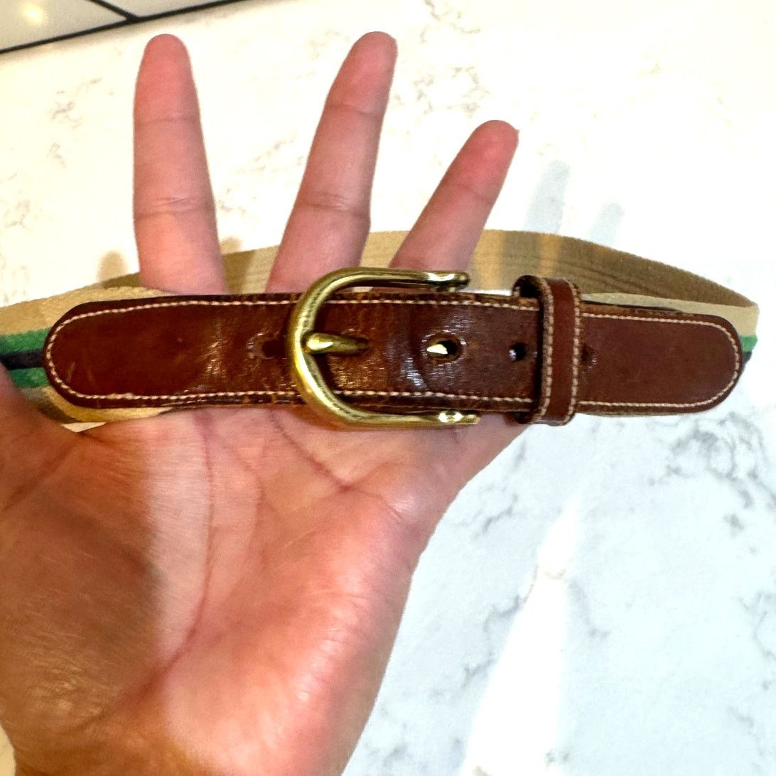 Dooney & Bourke vintage Dooney & Bourke canvas leather tabs brass buckle Size ONE SIZE - 6 Thumbnail