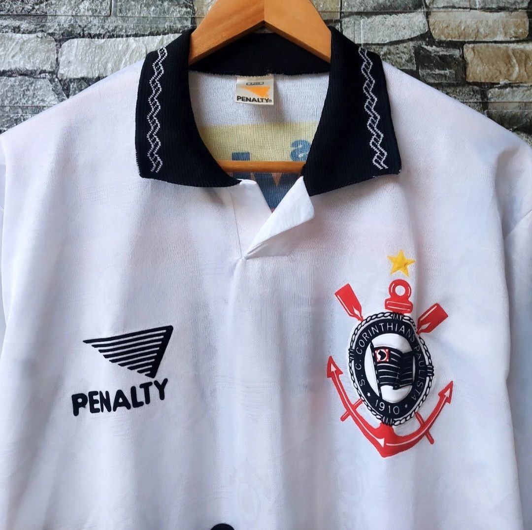 Vintage 1995 Corinthians Home Jersey Size US L / EU 52-54 / 3 - 7 Thumbnail