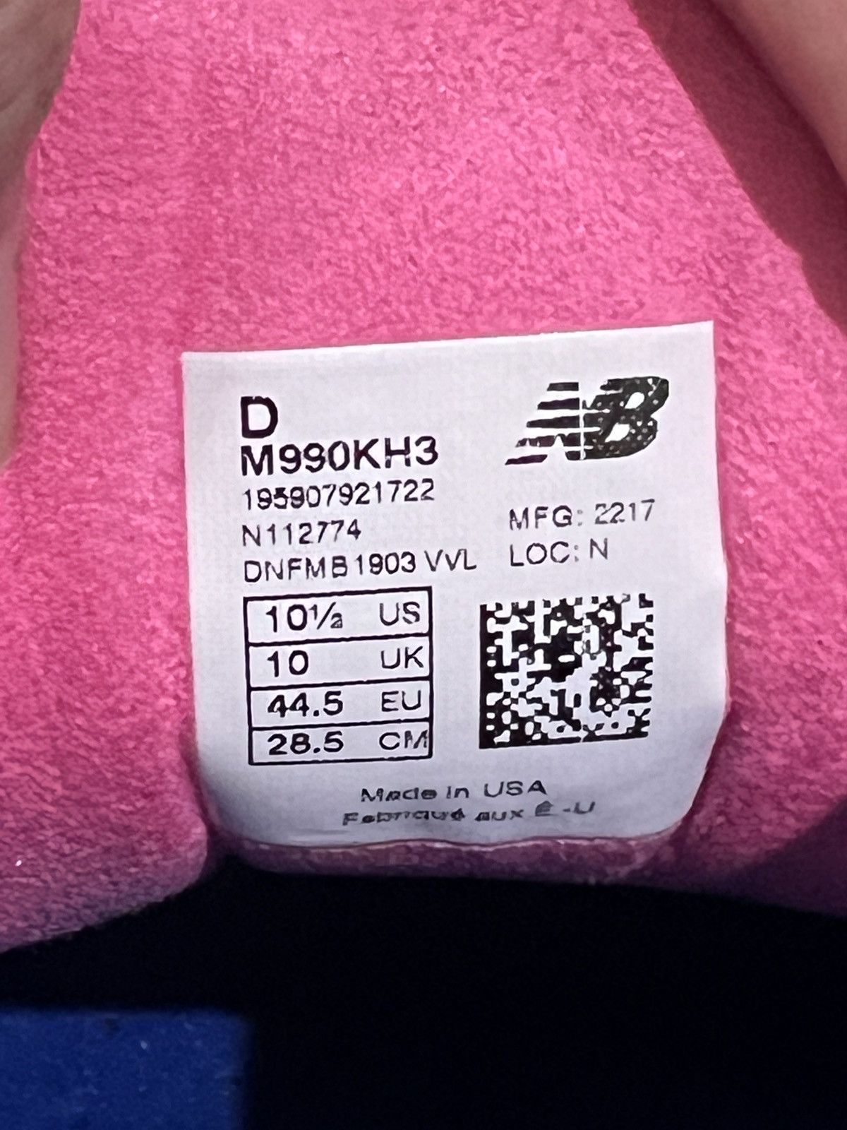 Kith × New Balance Kith New Balance 990 V3 "Daytona" sneakers Size US 10.5 / EU 43-44 - 8 Thumbnail