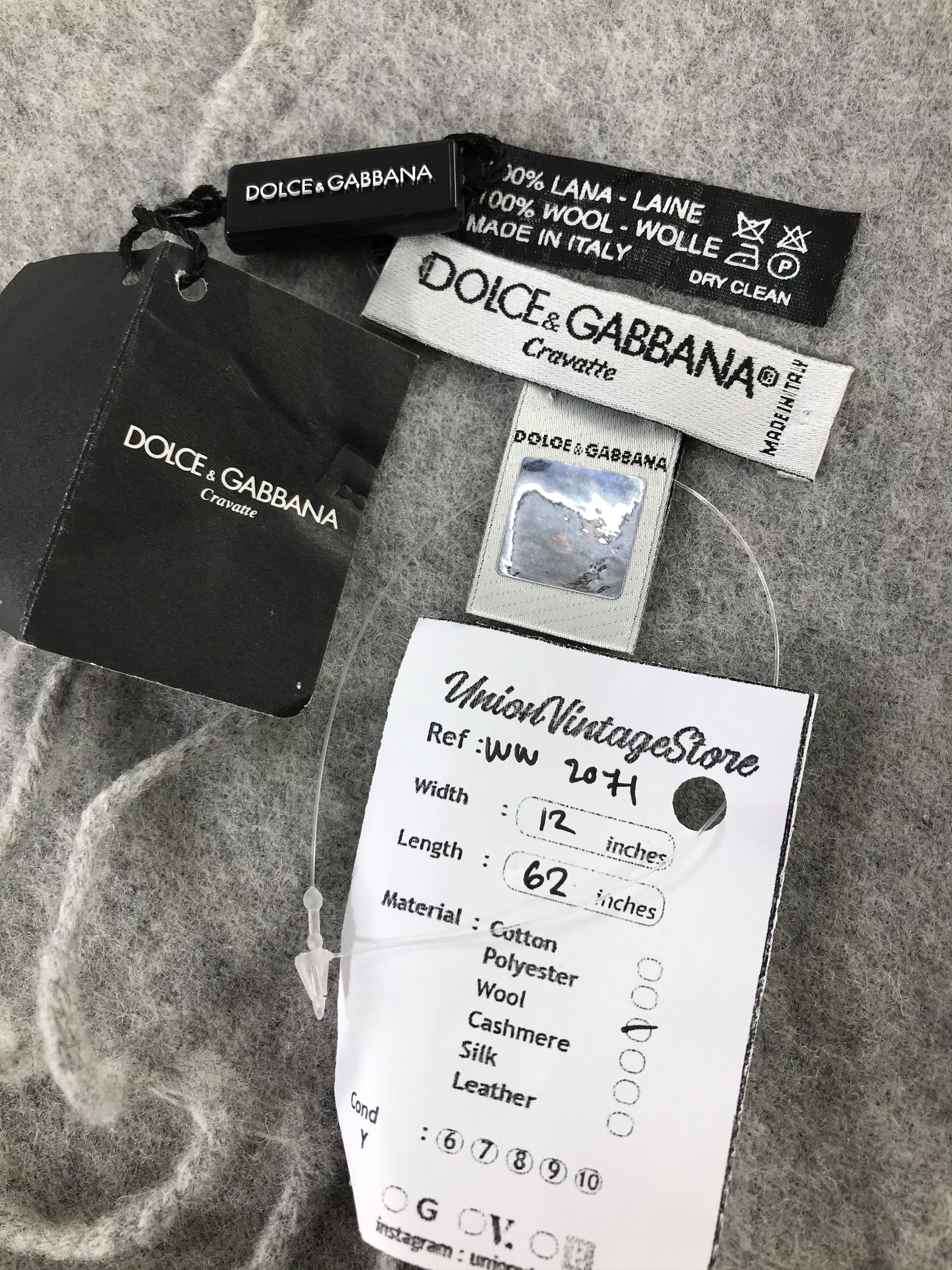 Dolce & Gabbana × Vintage Dolce & Gabbana Scarf / Muffler / Neckwear - WW2071 Size ONE SIZE - 5 Thumbnail