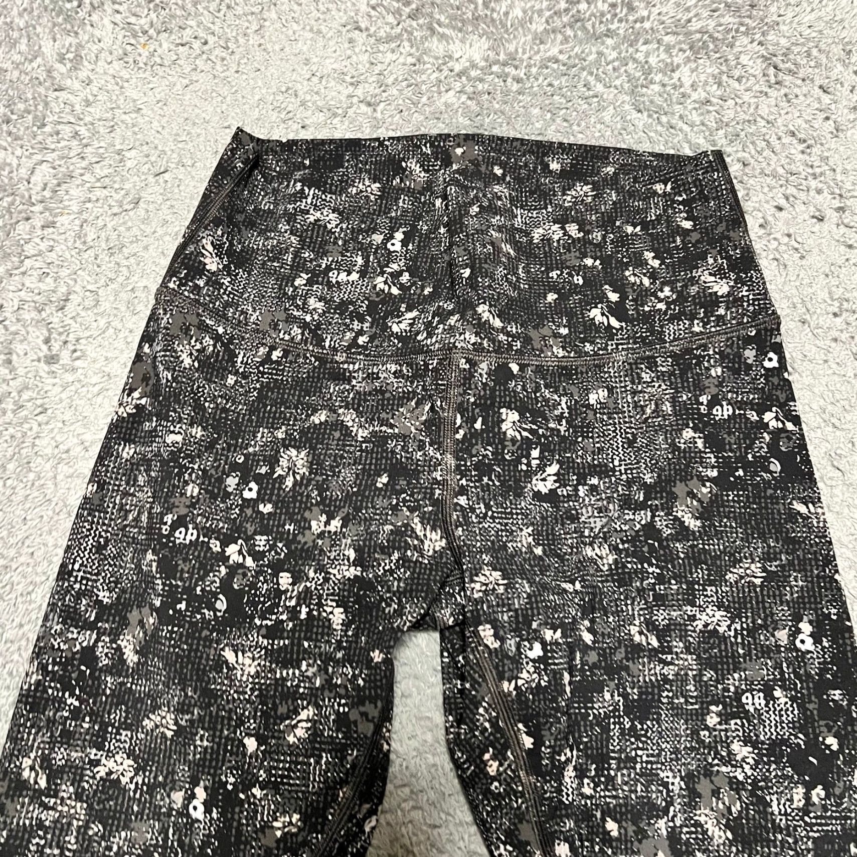 Lululemon Lululemon Leggings Wunder Under 8 Womens 27” Black Patterned Pants Regular Ankle Womens Size 30" / US 8 / IT 44 - 2 Thumbnail